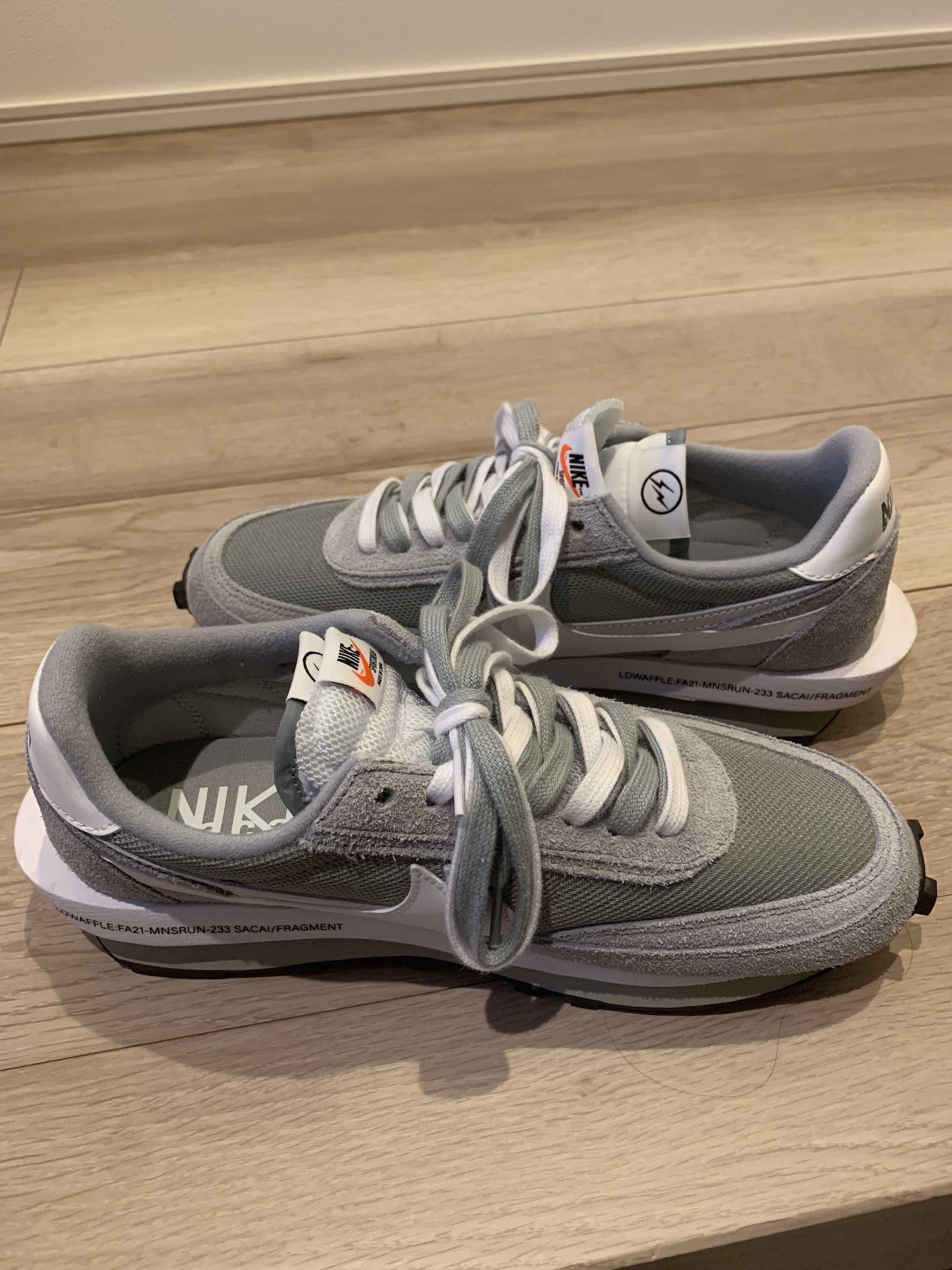 Fragment × sacai × Nike LD Waffle "Light Smoke Grey"