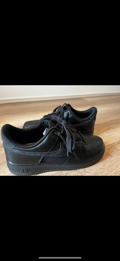 Slam Jam × Nike Air Force 1 Low "Black and Off Noir"