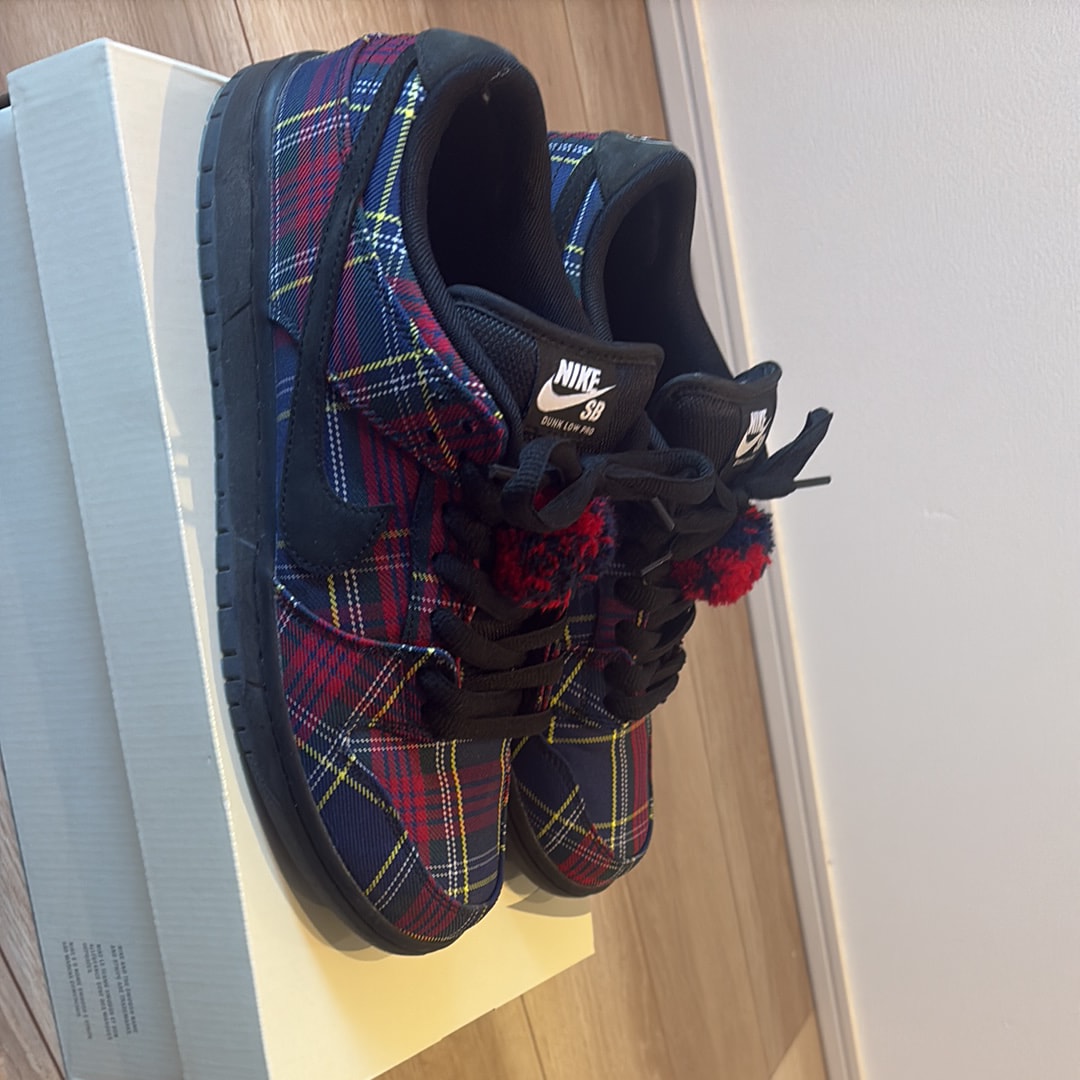 ナードワー × ナイキ SB ダンク ロー プロ QS "タータン"