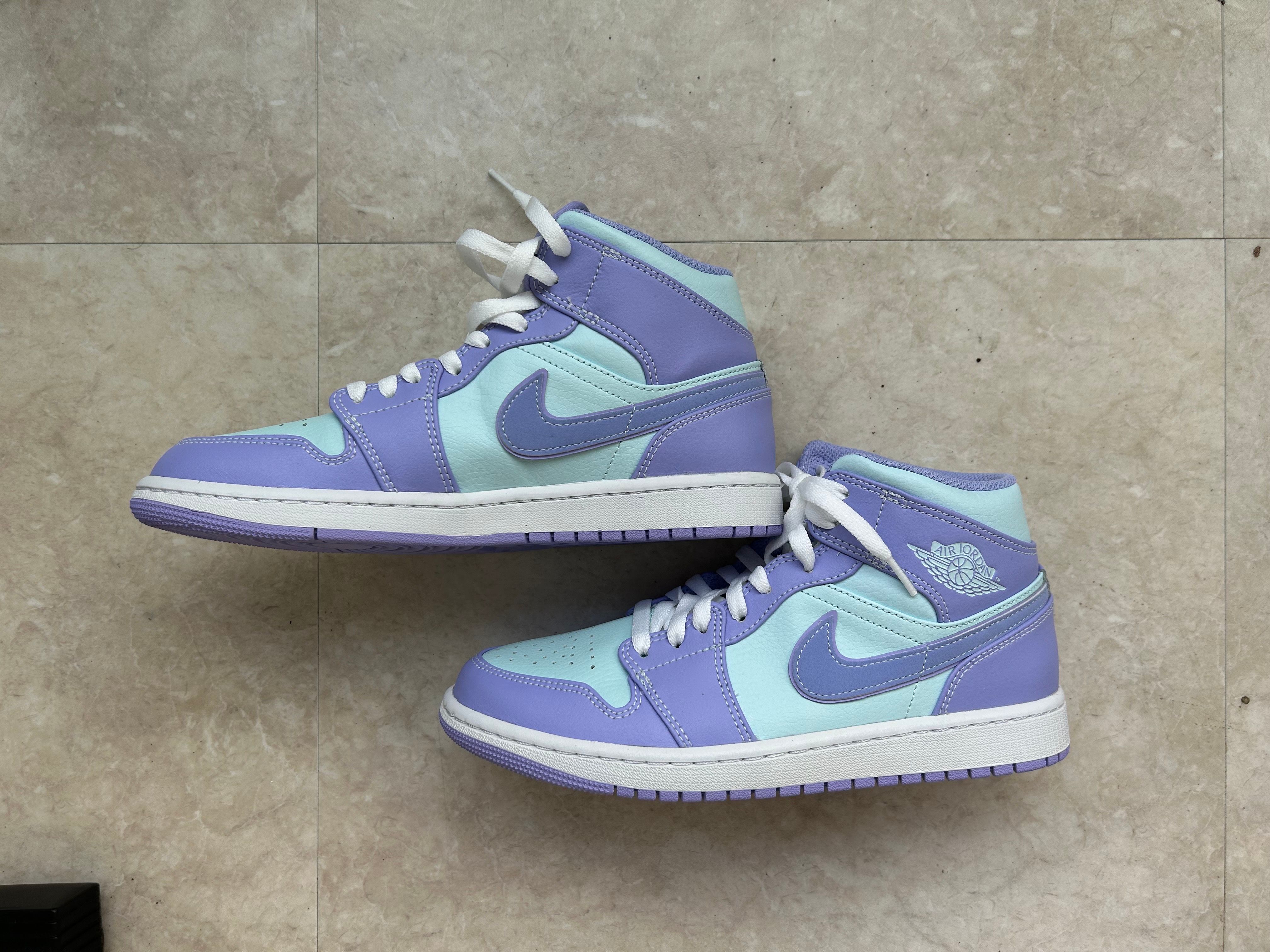 Nike Air Jordan 1 Mid "Purple Aqua" 