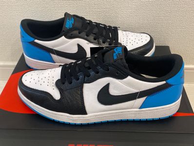 Nike Air Jordan 1 Low OG "Black and Dark Powder Blue/UNC"