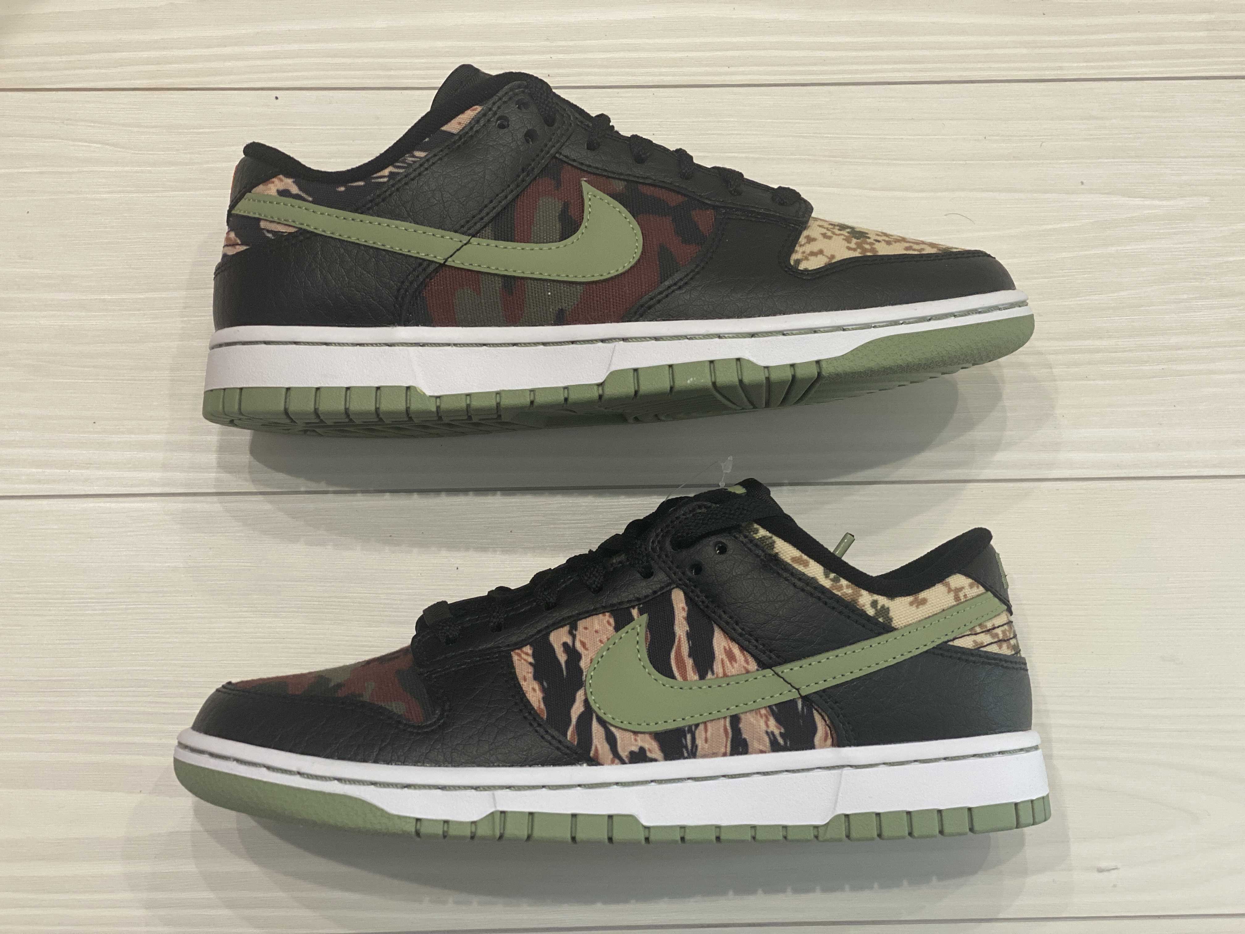 NIKE DUNK LOW SE "BLACK MULTI CAMO"