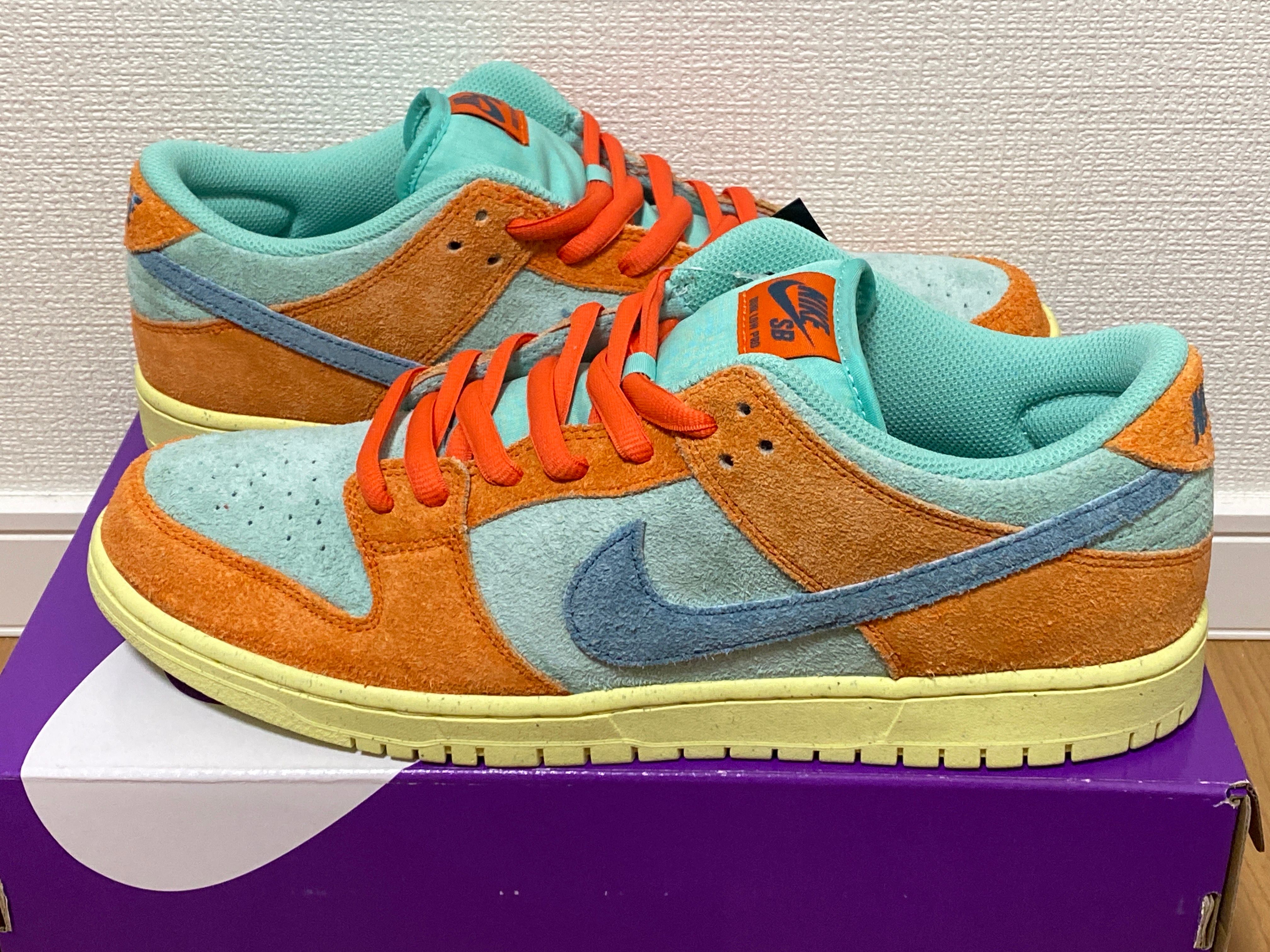 Nike SB Dunk Low Pro PRM "Orange and Emerald Rise"