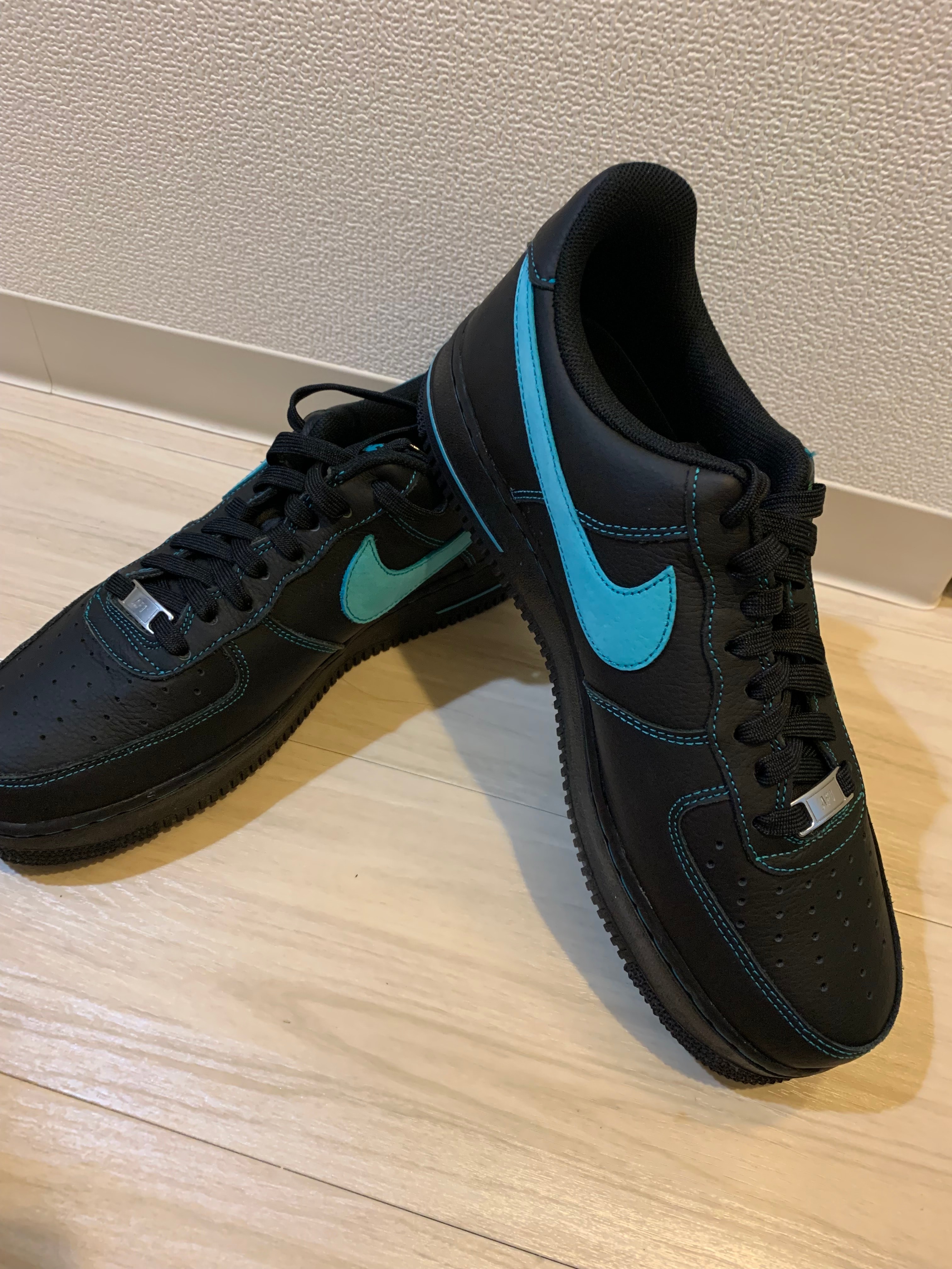 ナイキ エアフォース1 ロー "ブラックティファニー"