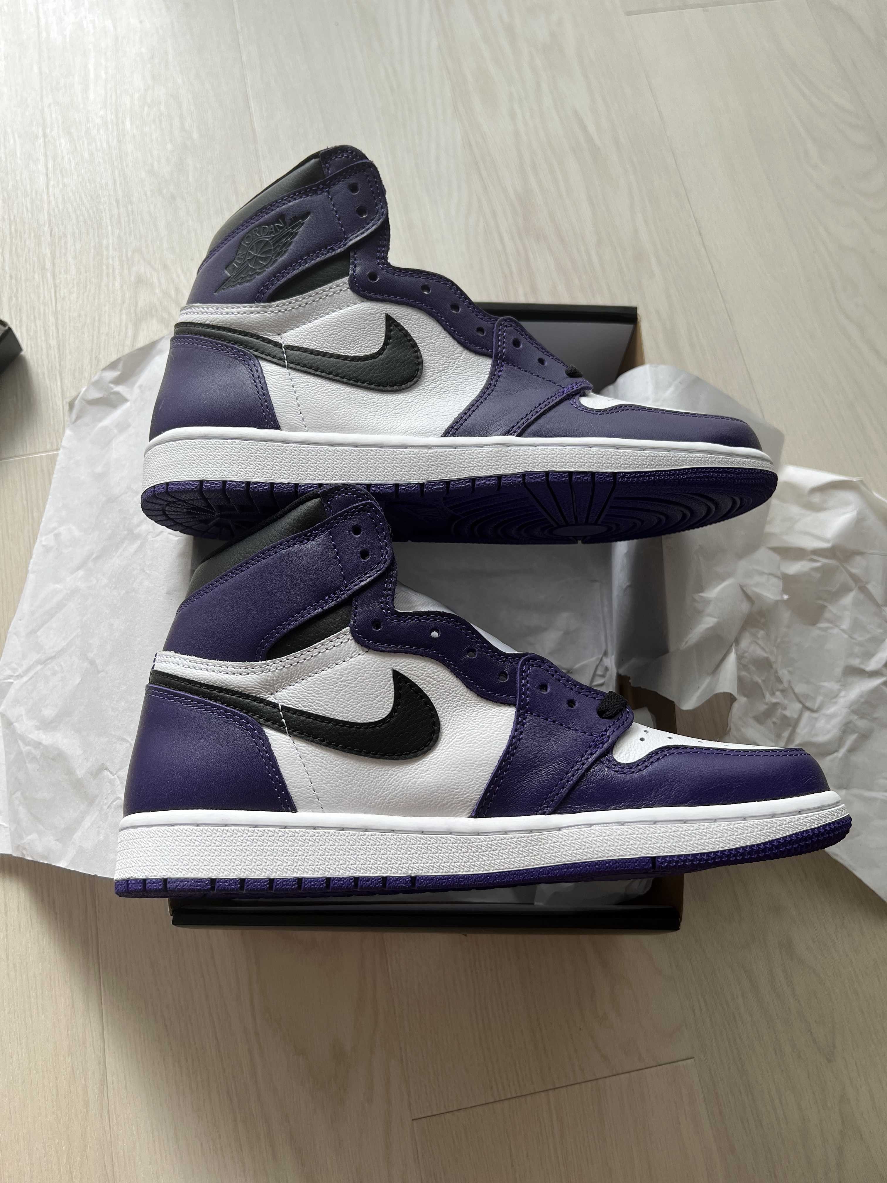 Nike Air Jordan 1 Retro High OG "Court Purple White/Black" (2020)   