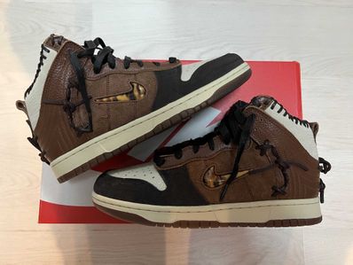 Bodega × Nike Dunk High "Legend Fauna Brown"