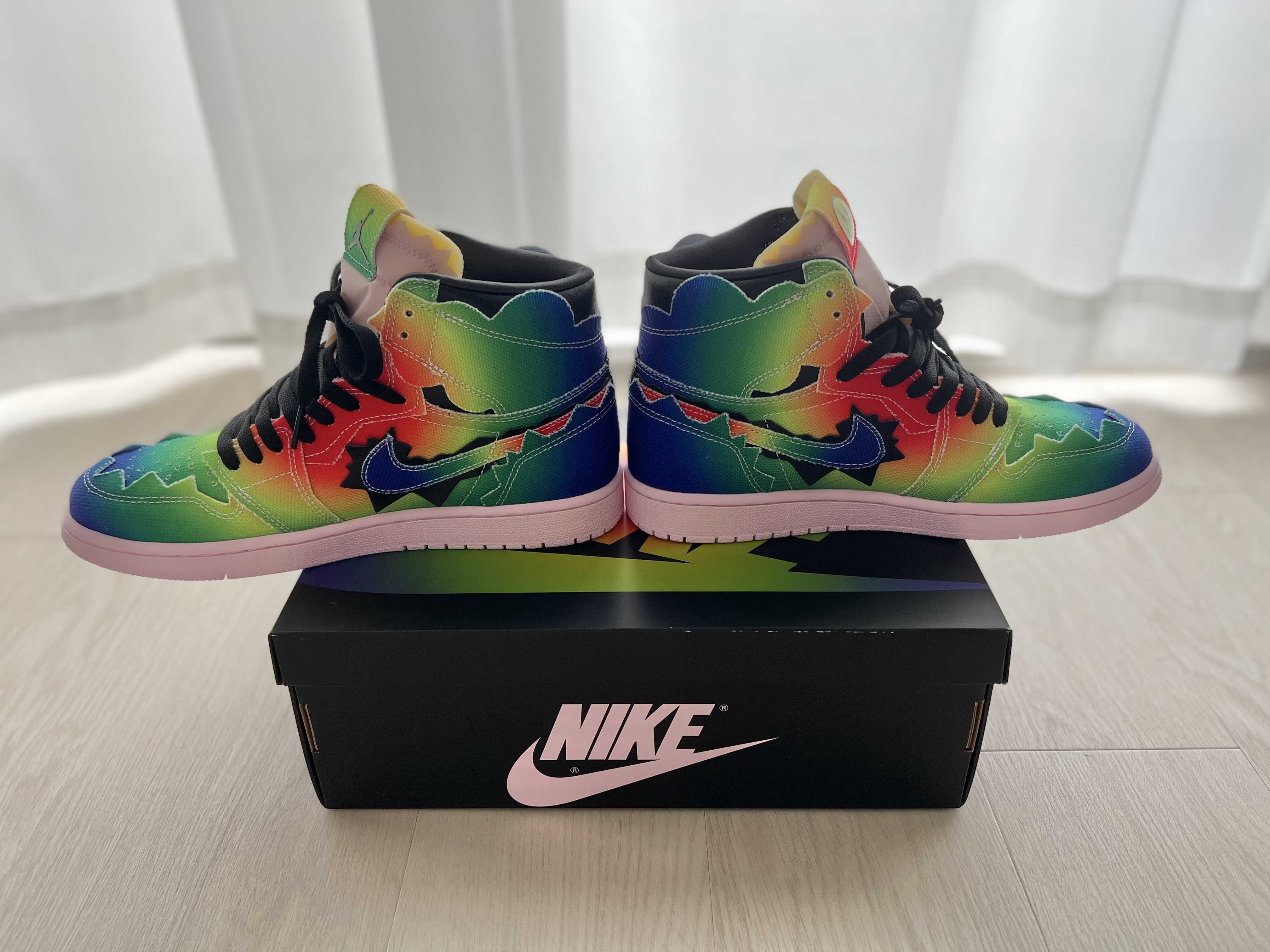 J Balvin × Nike Air Jordan 1 High OG "Rainbow"