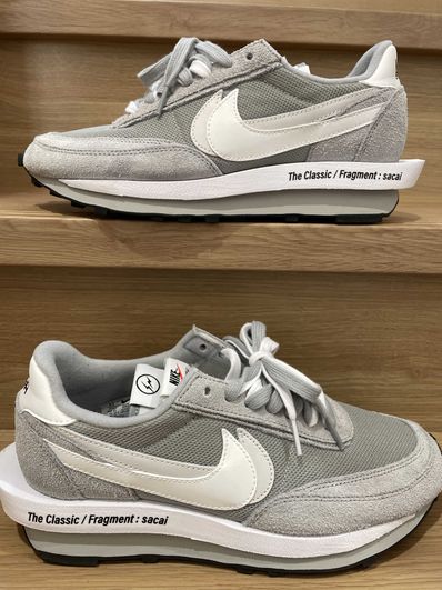 Fragment × sacai × Nike LD Waffle "Light Smoke Grey"