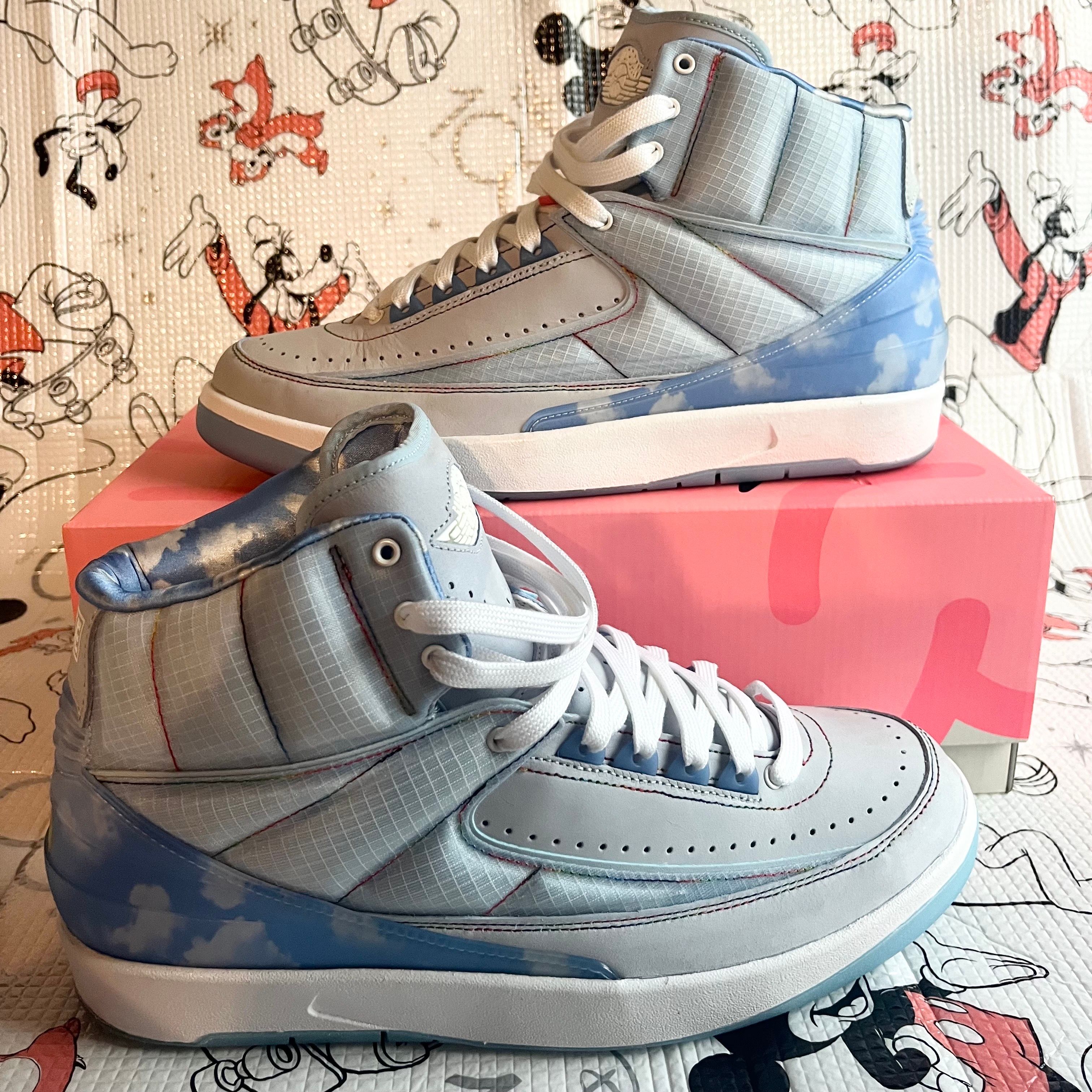 J Balvin × Nike Air Jordan 2 Retro SP "Celestine Blue/White/Multi Color"