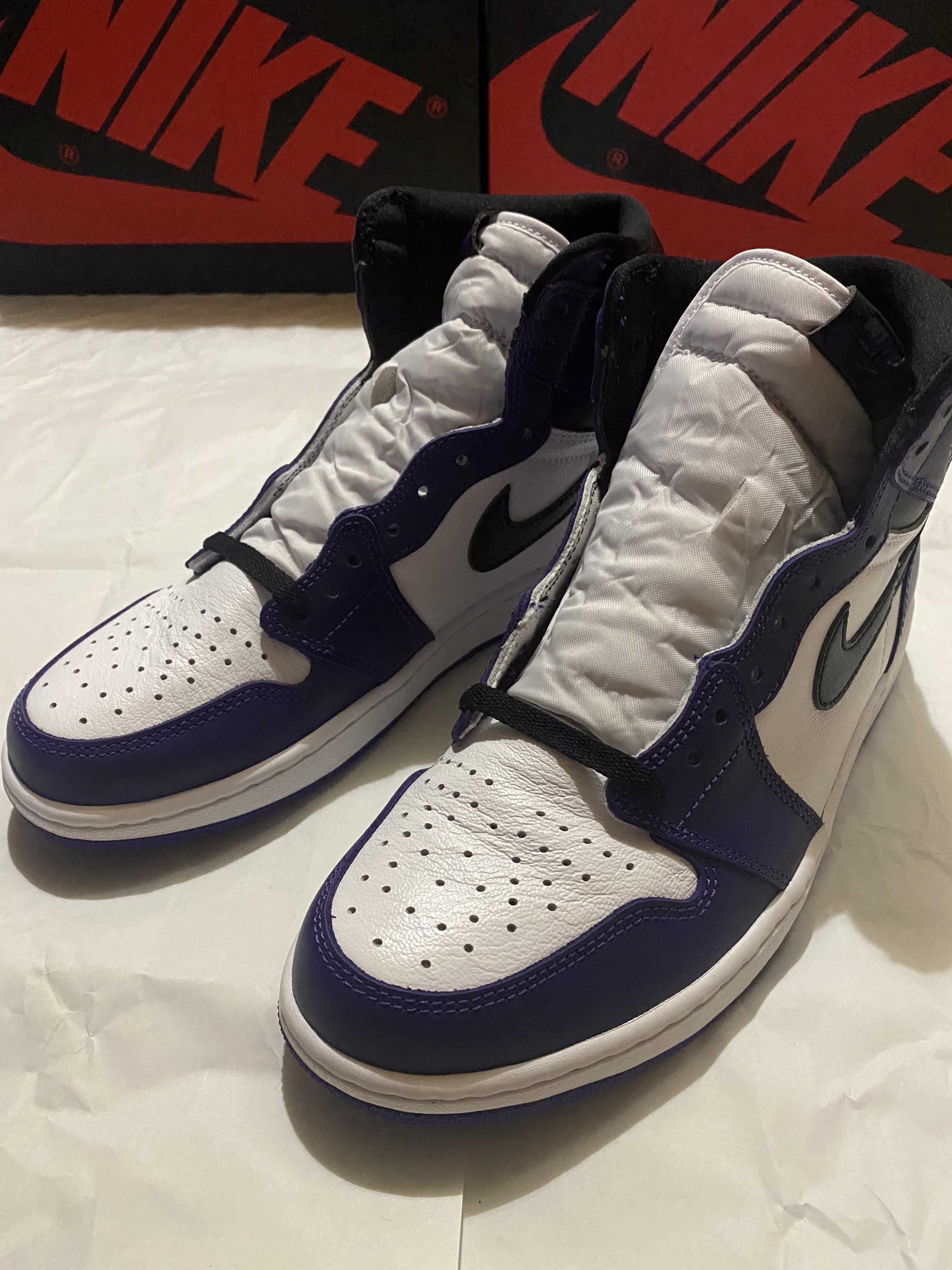 Nike Air Jordan 1 Retro High OG "Court Purple White/Black" (2020)