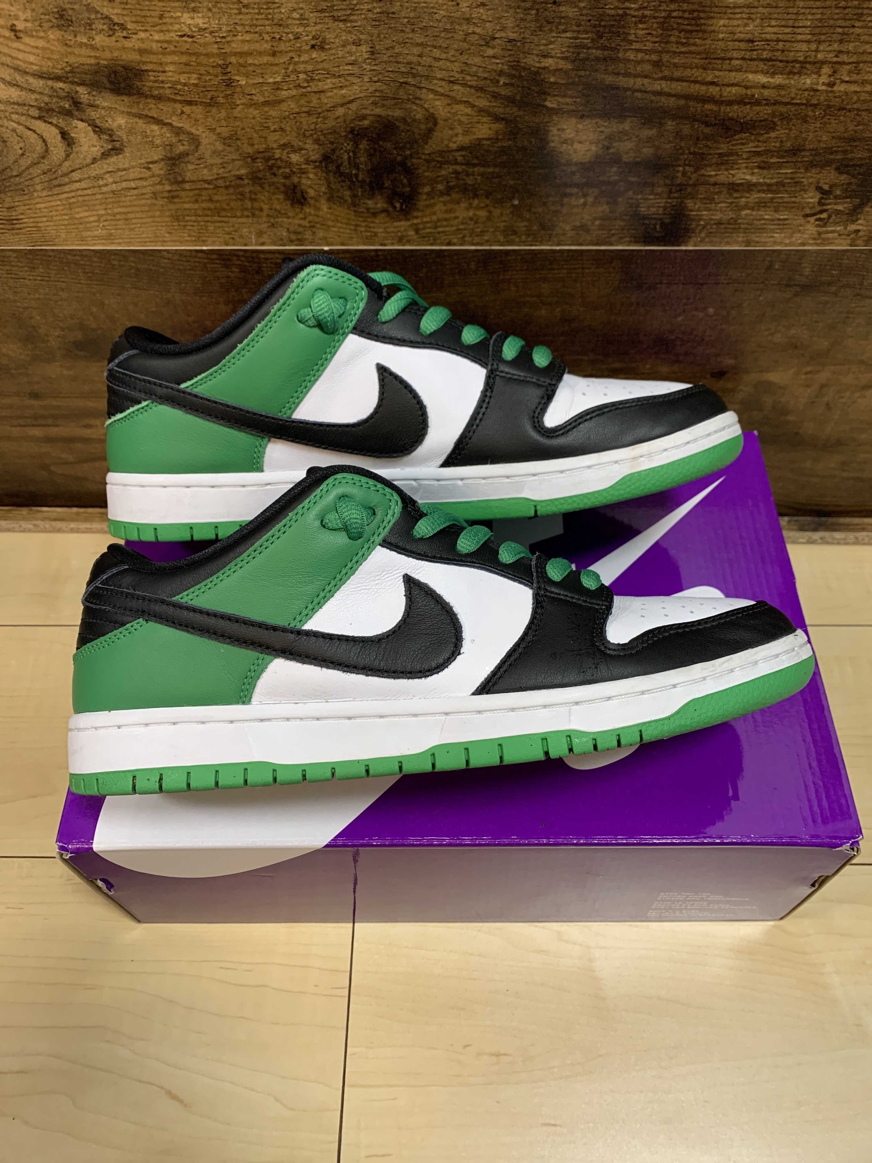 Nike SB Dunk Low Pro "Black and Classic Green"