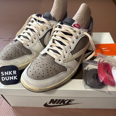 Travis Scott × Nike Air Jordan 1 Low OG SP "Reverse Mocha/Sail and Ridgerock"