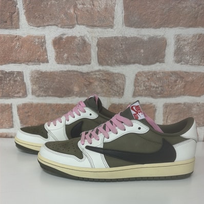 Travis Scott × Nike Air Jordan 1 Low OG SP "Reverse Olive"