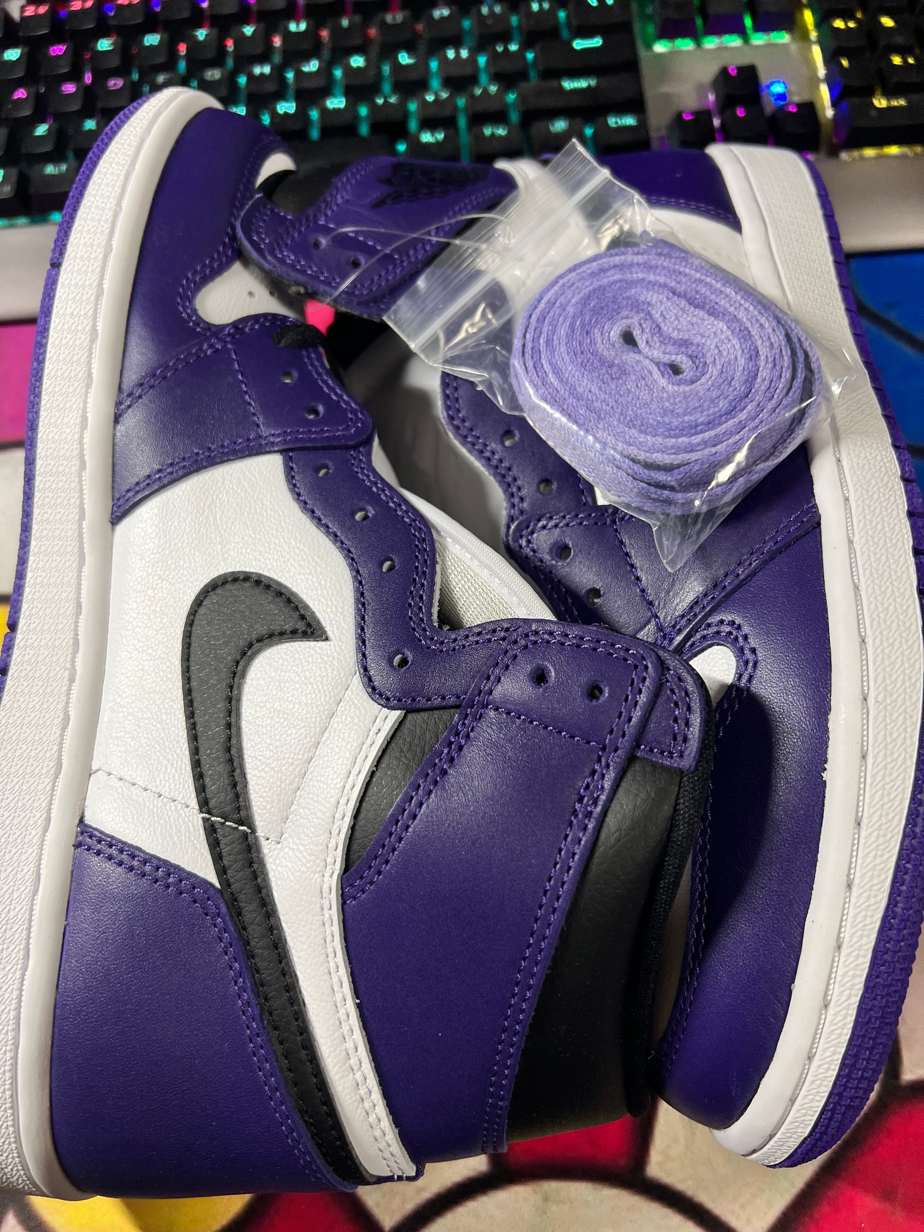 Nike Air Jordan 1 Retro High OG "Court Purple White/Black" (2020)