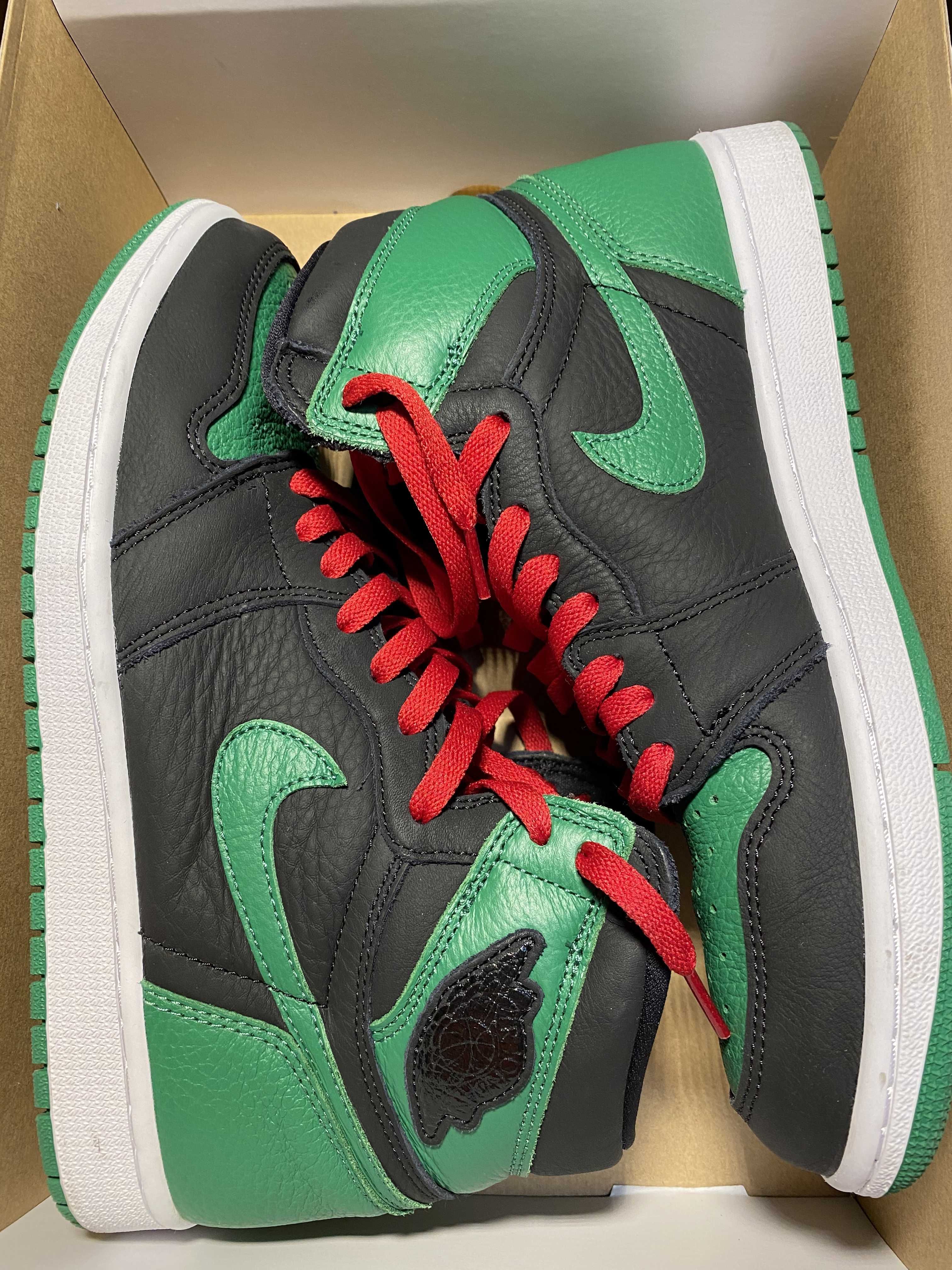 Nike Air Jordan 1 Retro High OG "Black/Pine Green" (2020)      