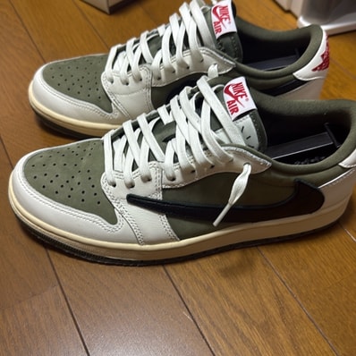 Travis Scott × Nike Air Jordan 1 Low OG SP "Reverse Olive"