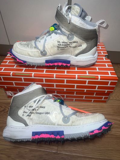 Off-White × Nike Air Force 1 Mid "White"