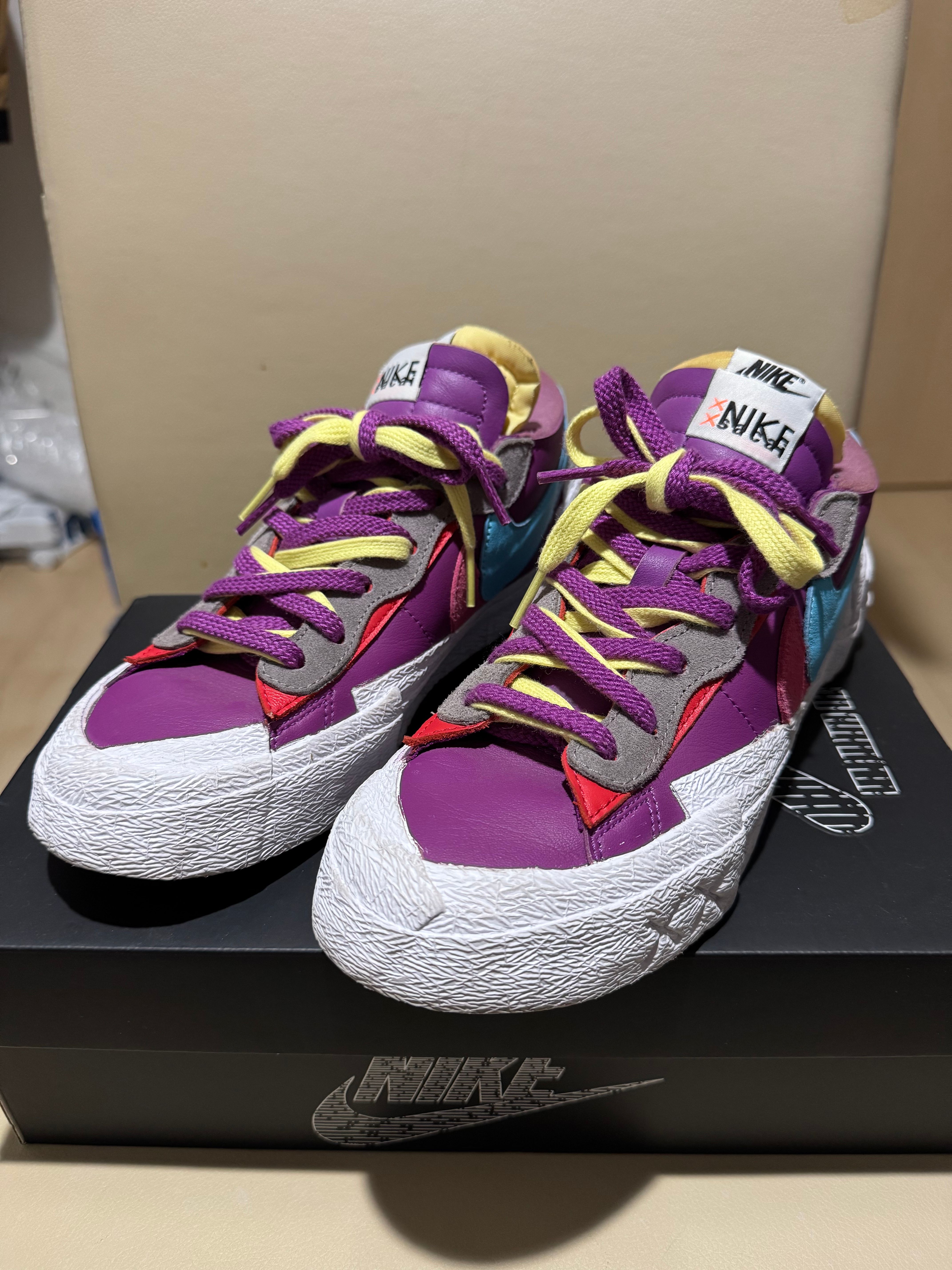 KAWS × sacai × Nike Blazer Low "Purple Dusk"