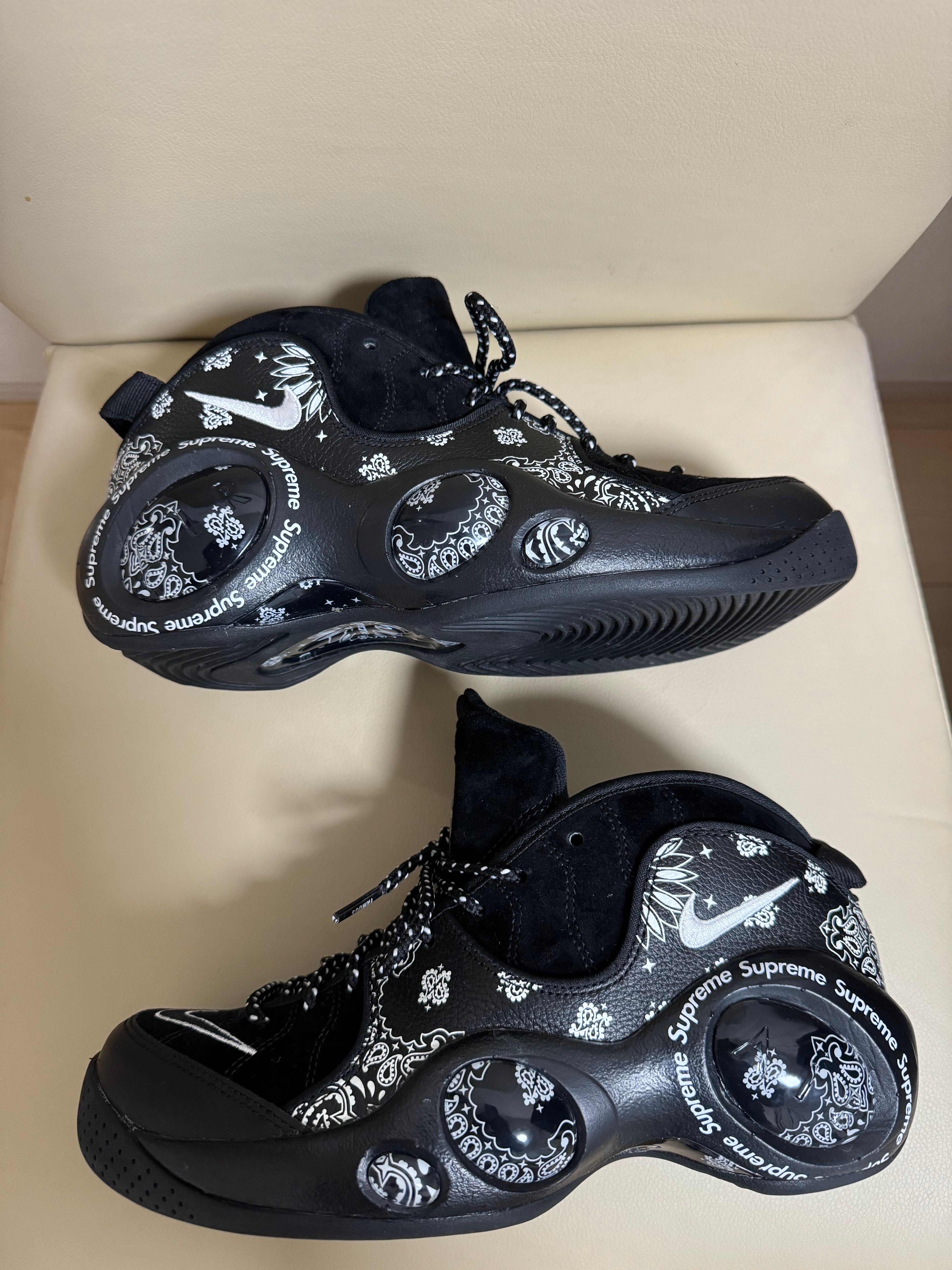 Supreme × Nike Air Zoom Flight 95 SP "Black/White"