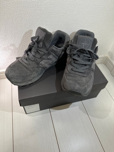 Stone Island × New Balance 574 Legacy Ghost "Dark Grey"