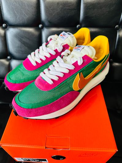 sacai × NIKE LDV WAFFLE "PINE GREEN"