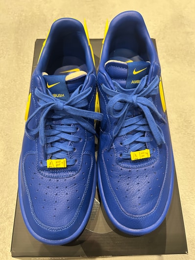 AMBUSH × Nike Air Force 1 Low "Game Royal and Vivid Sulfur"