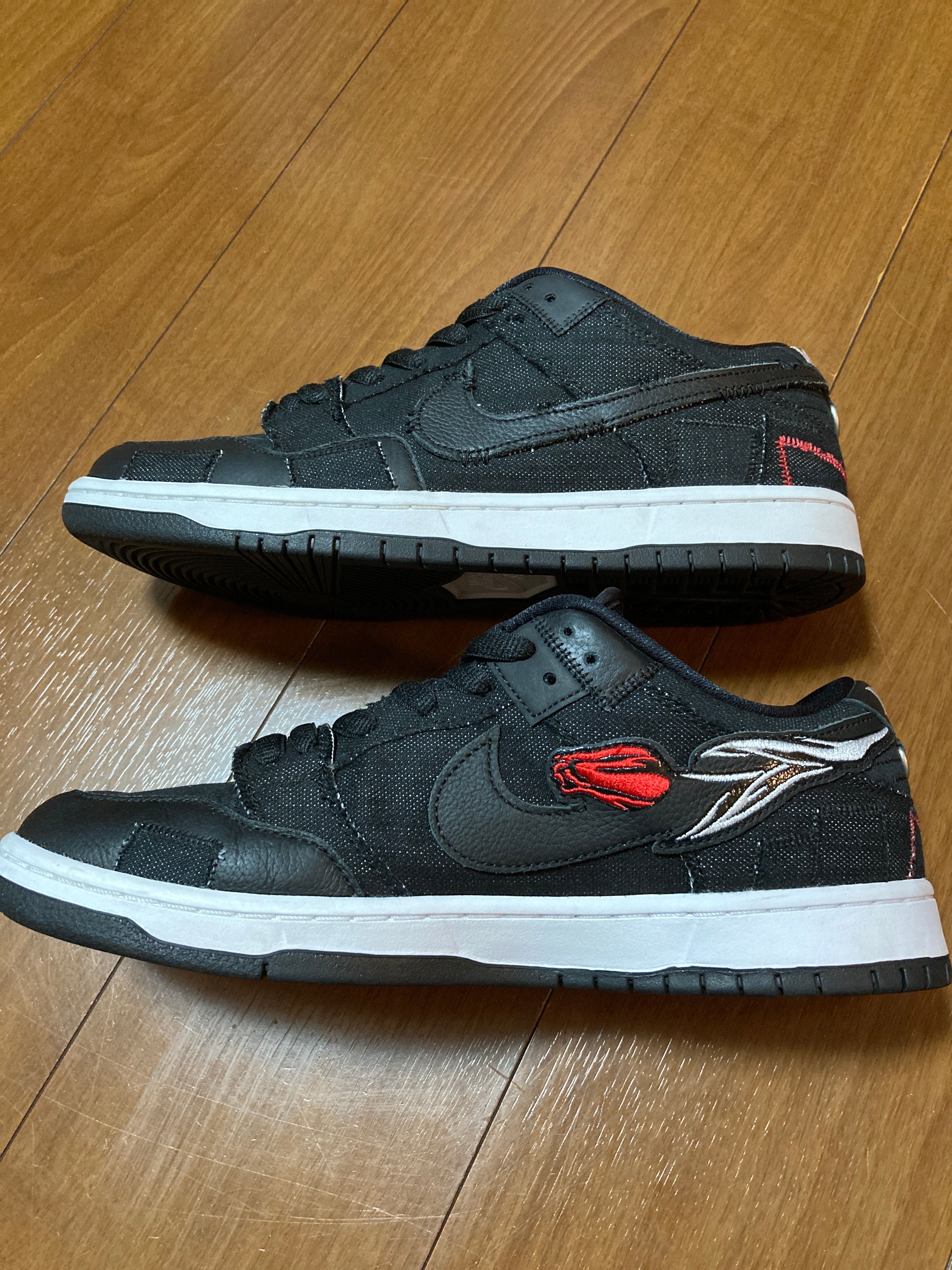Wasted Youth × Nike SB Dunk Low "Black Denim"(Special Box) / VERDY