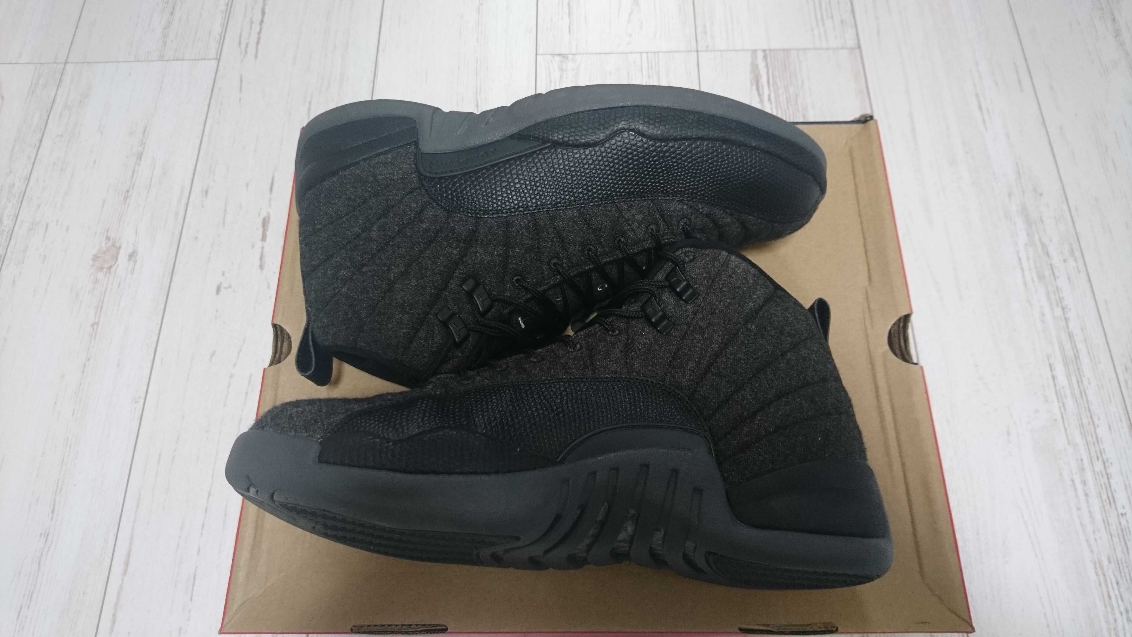 NIKE AIR JORDAN 12 RETRO "WOLF GREY/UNIVERSITY BLUE-WHITE-MIDNIGHT NAVY"