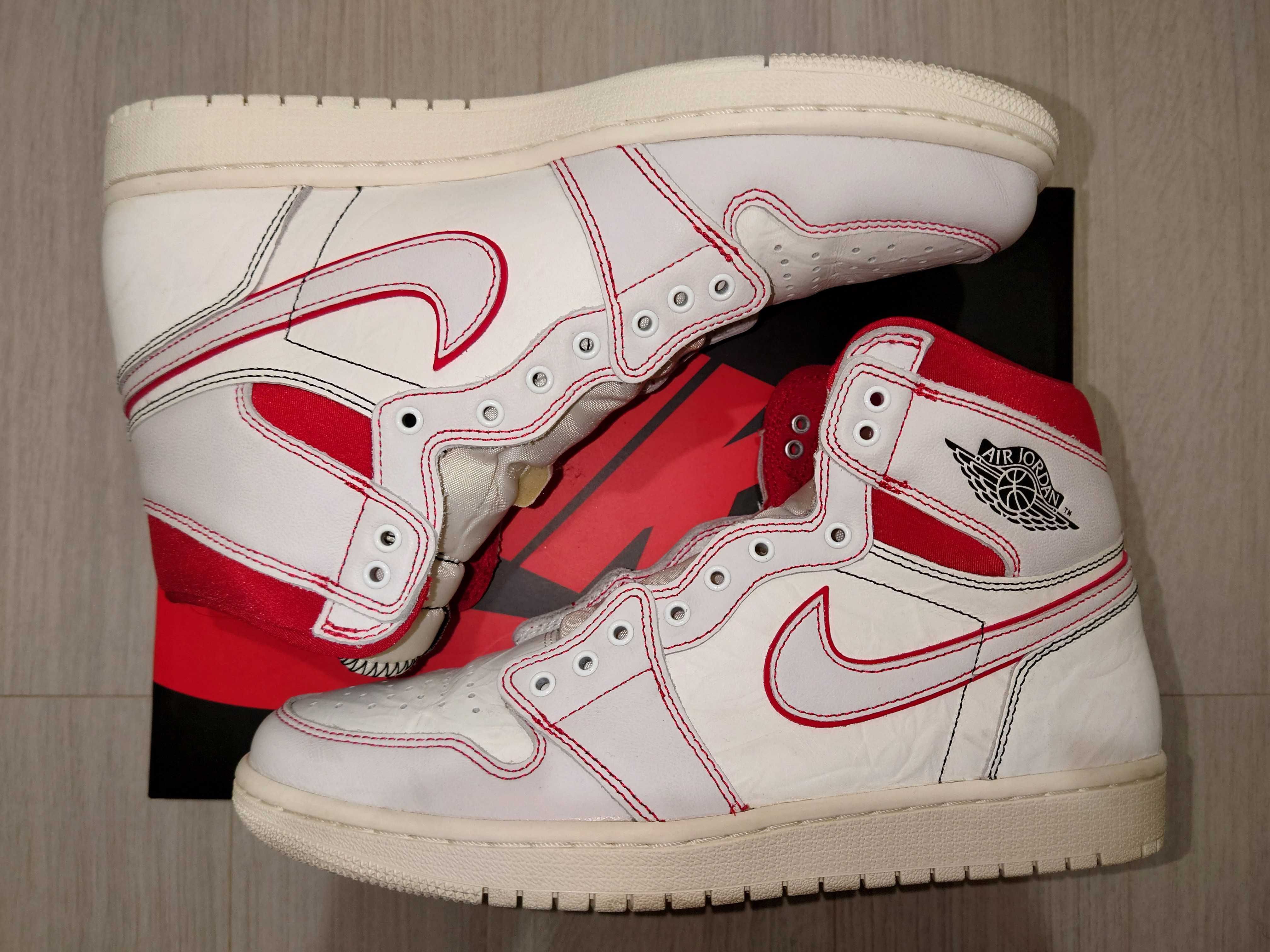 Nike Air Jordan 1 Retro High OG "Sail/University Red"