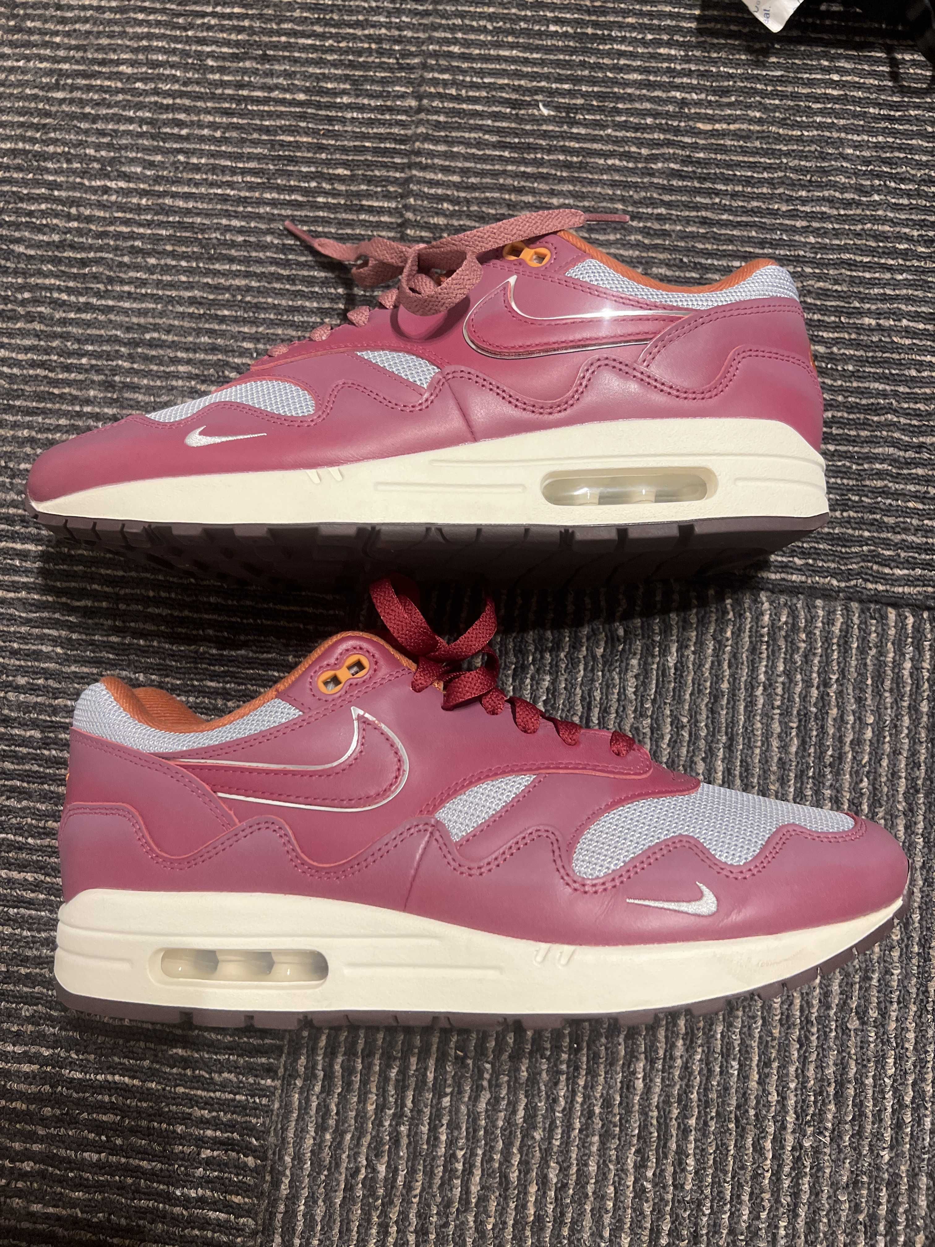 Patta × Nike Air Max 1 "Night Maroon"