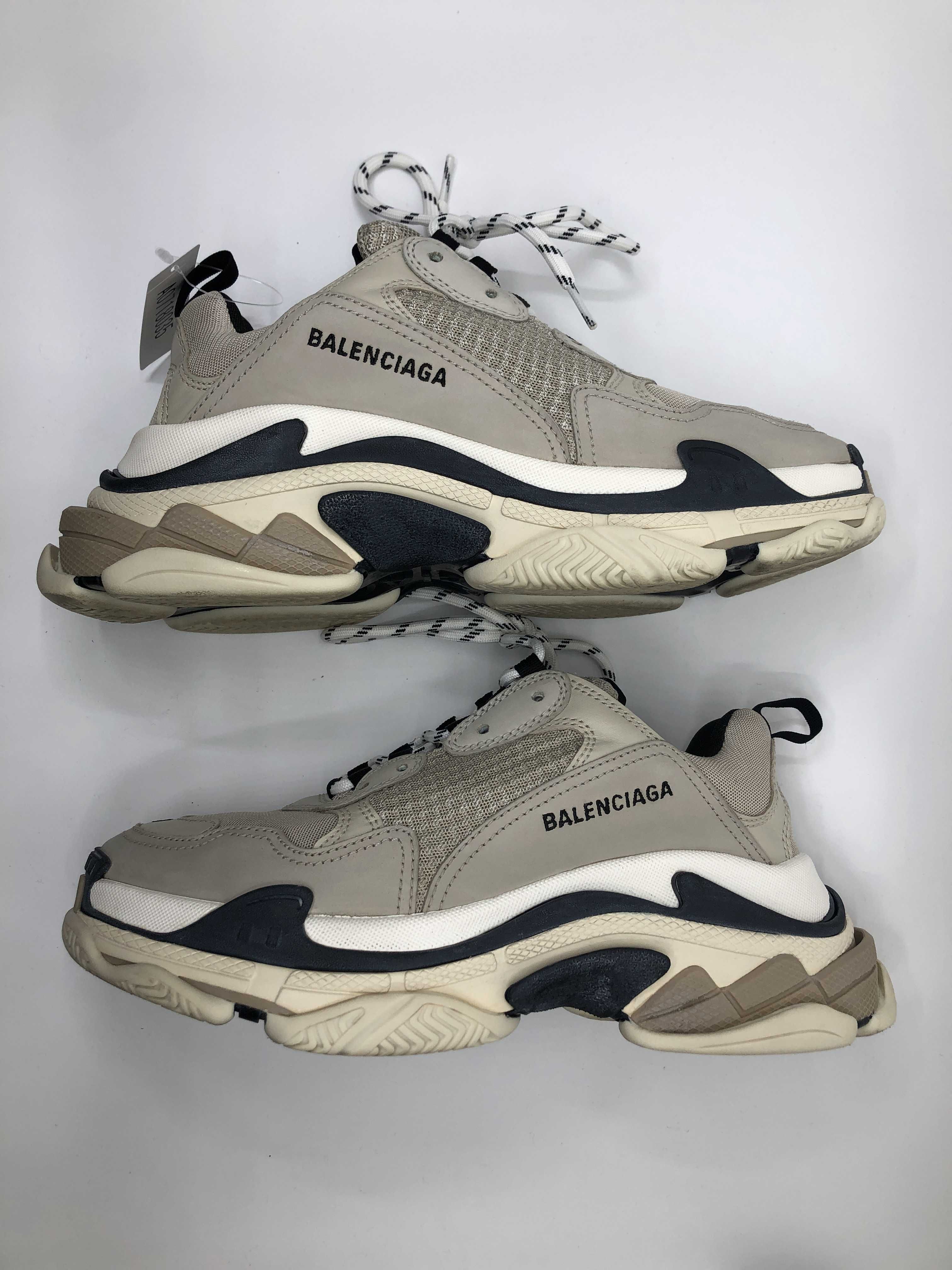 Balenciaga Triple S "Black White Laces"
