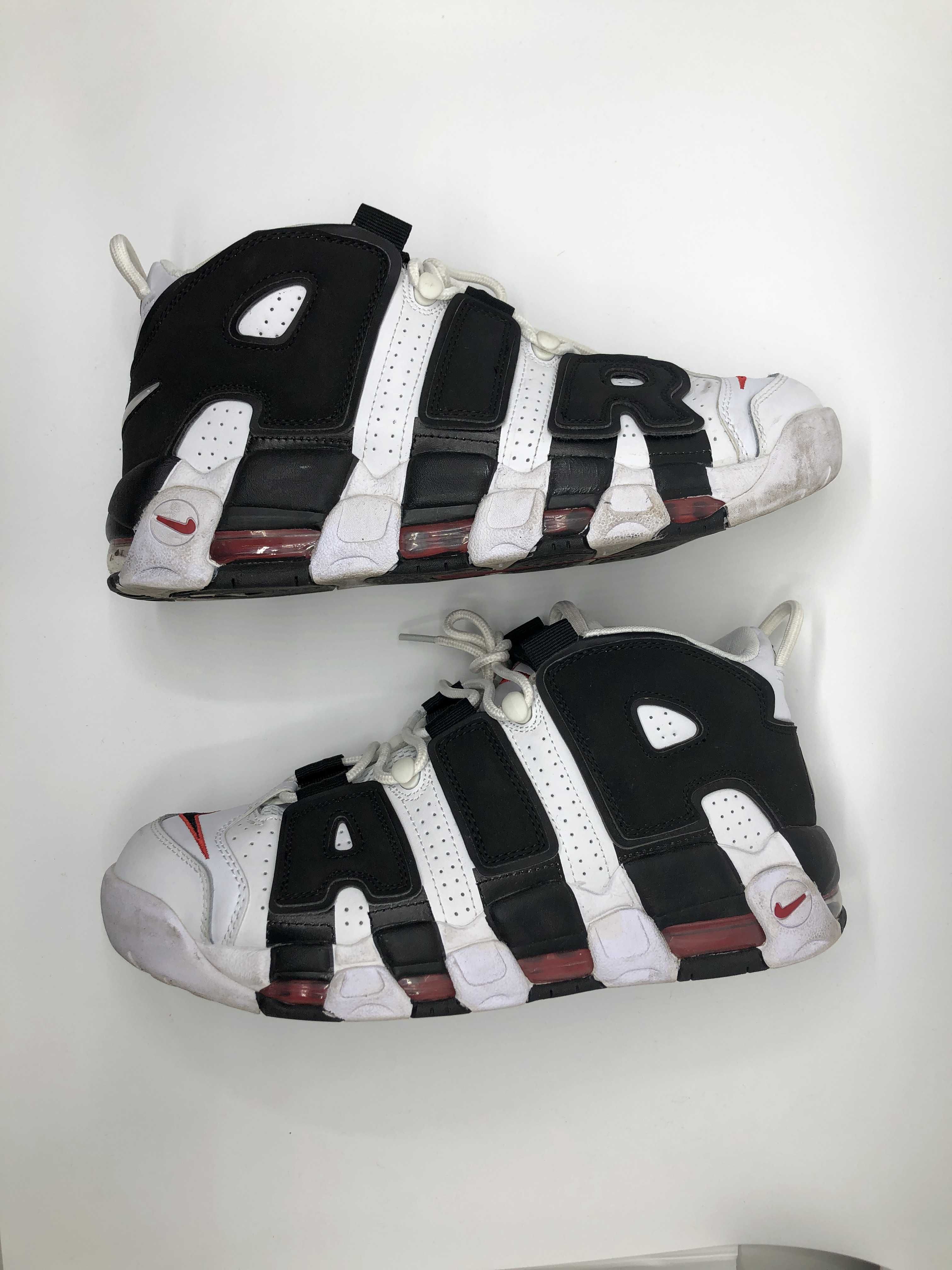 Nike Air More up Tempo "White/Black/University Red"(~2018)