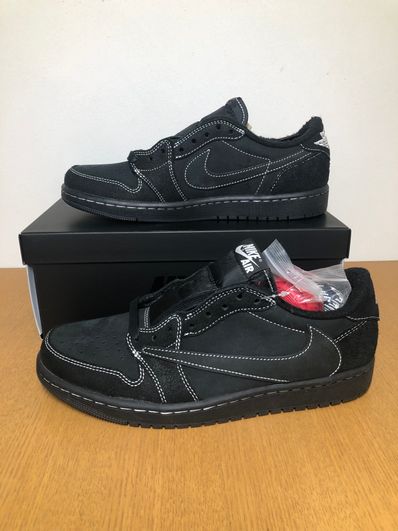 Travis Scott × Nike Air Jordan 1 Low OG SP "Black Phantom"