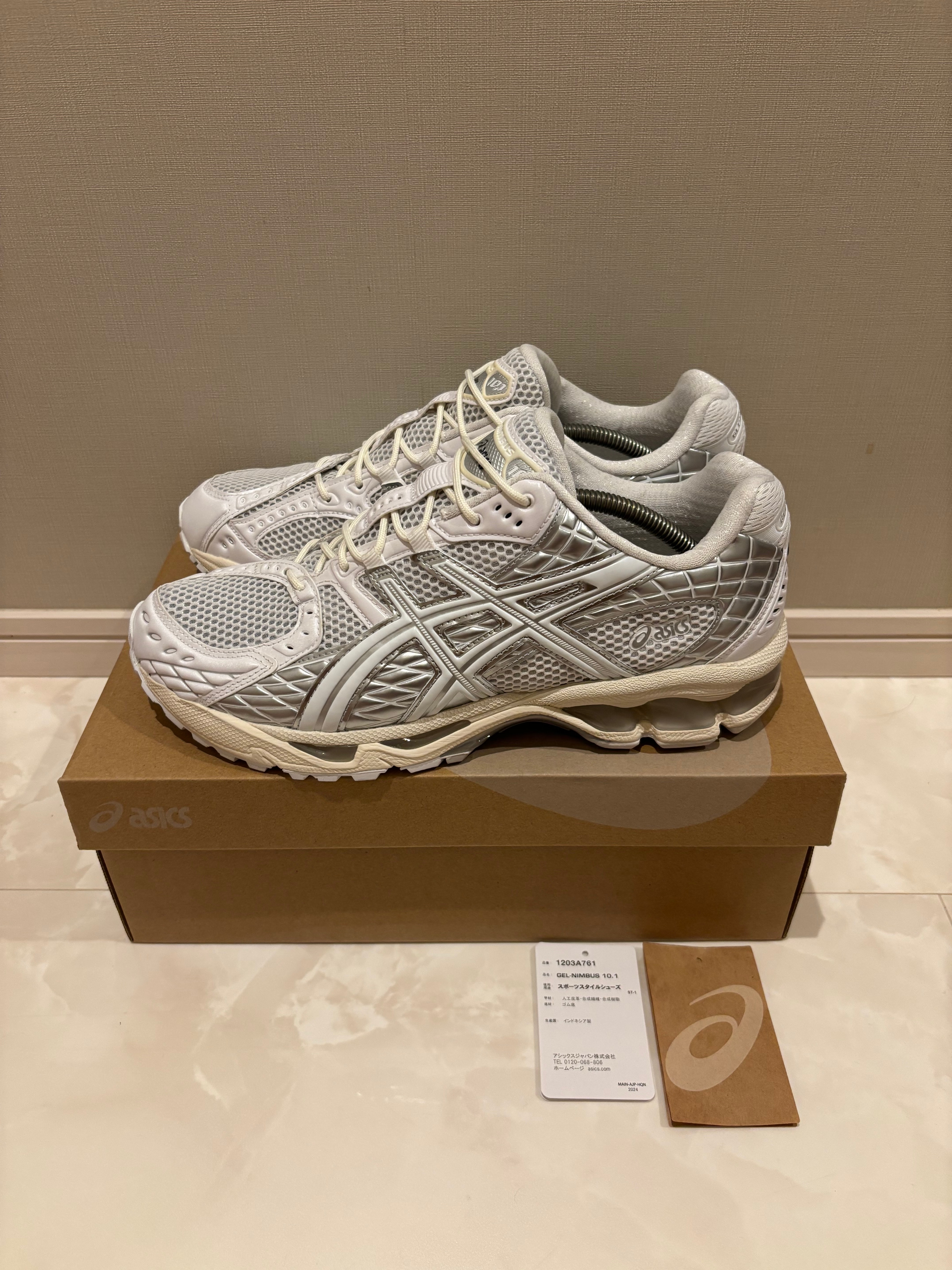 Asics Gel-Nimbus 10.1 "White/Pure Silver"