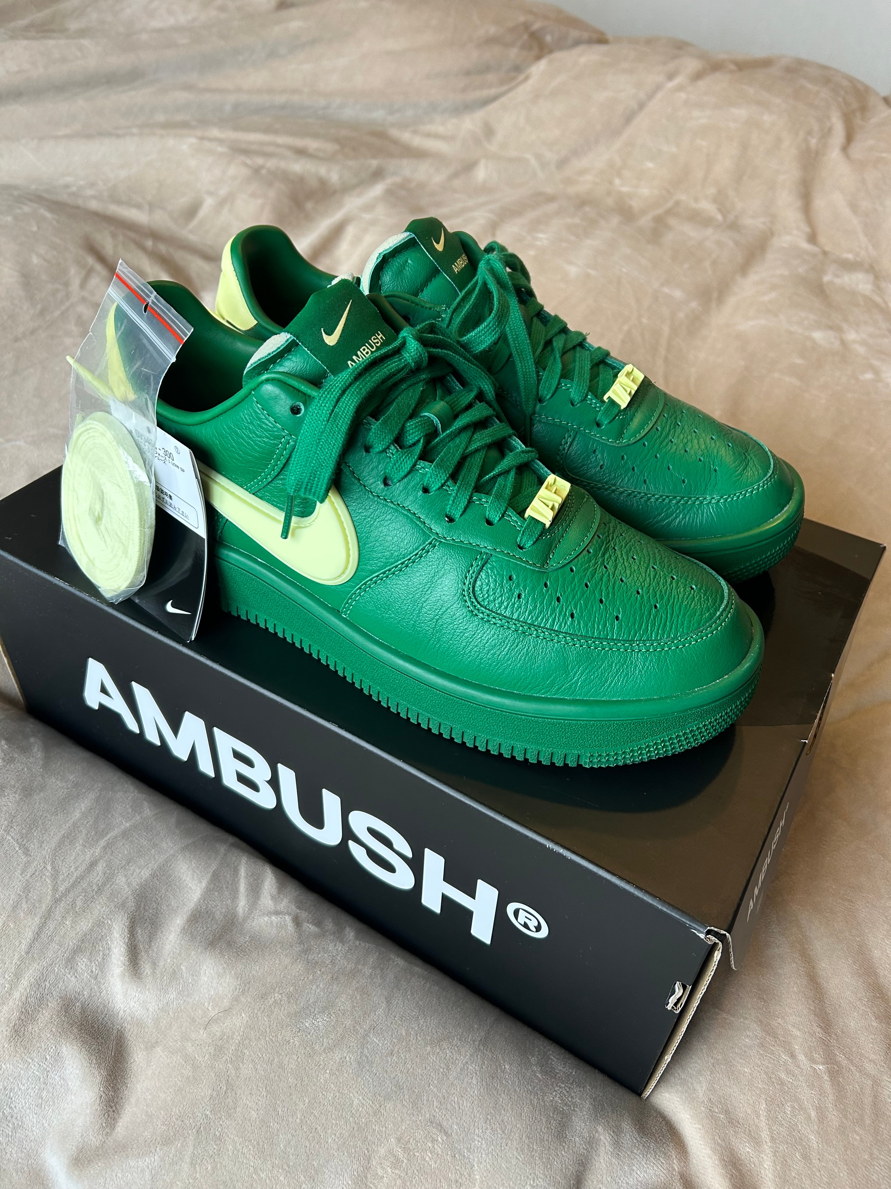 AMBUSH × Nike Air Force 1 Low "Pine Green and Citron"