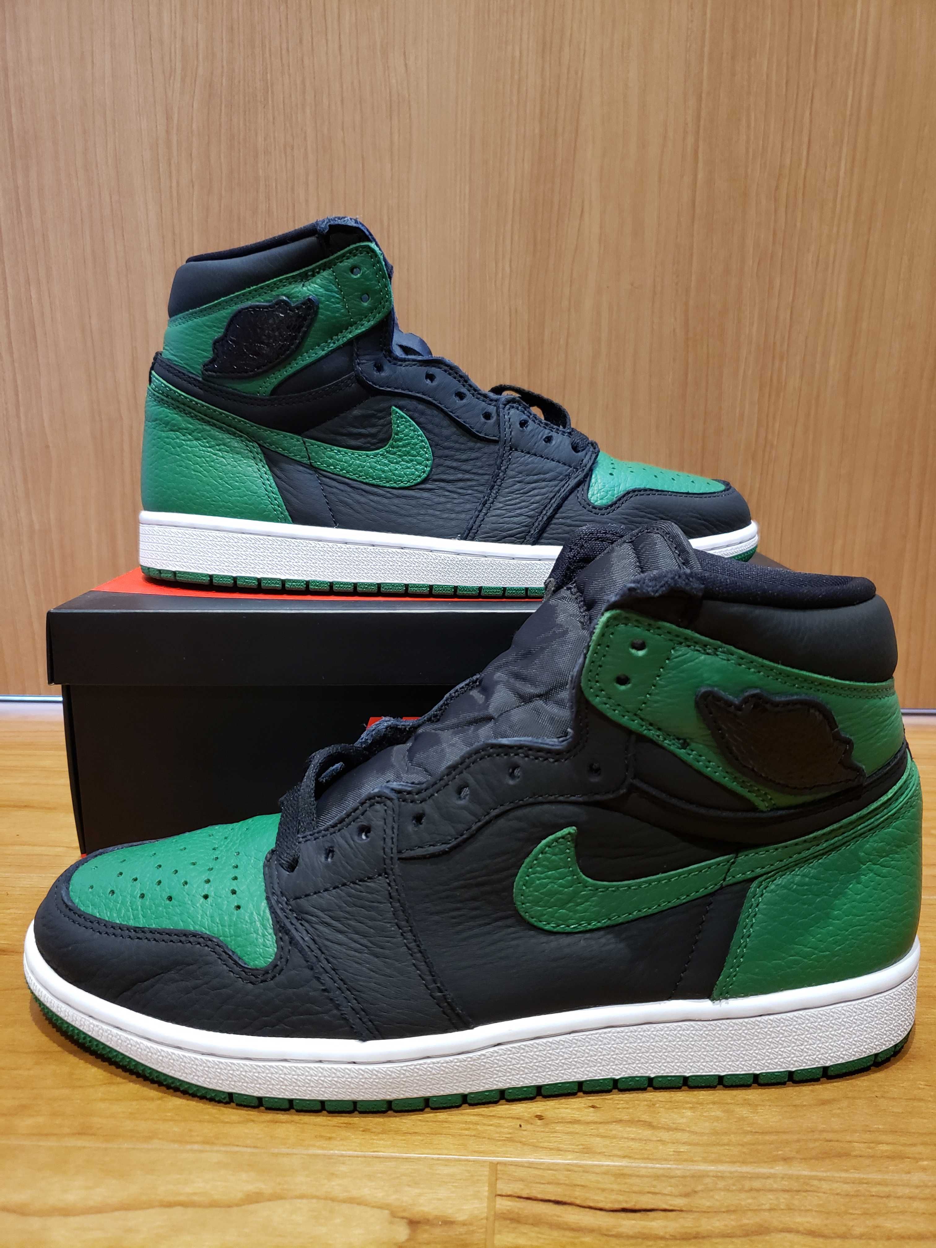 Nike Air Jordan 1 Retro High OG "Black/Pine Green" (2020)      