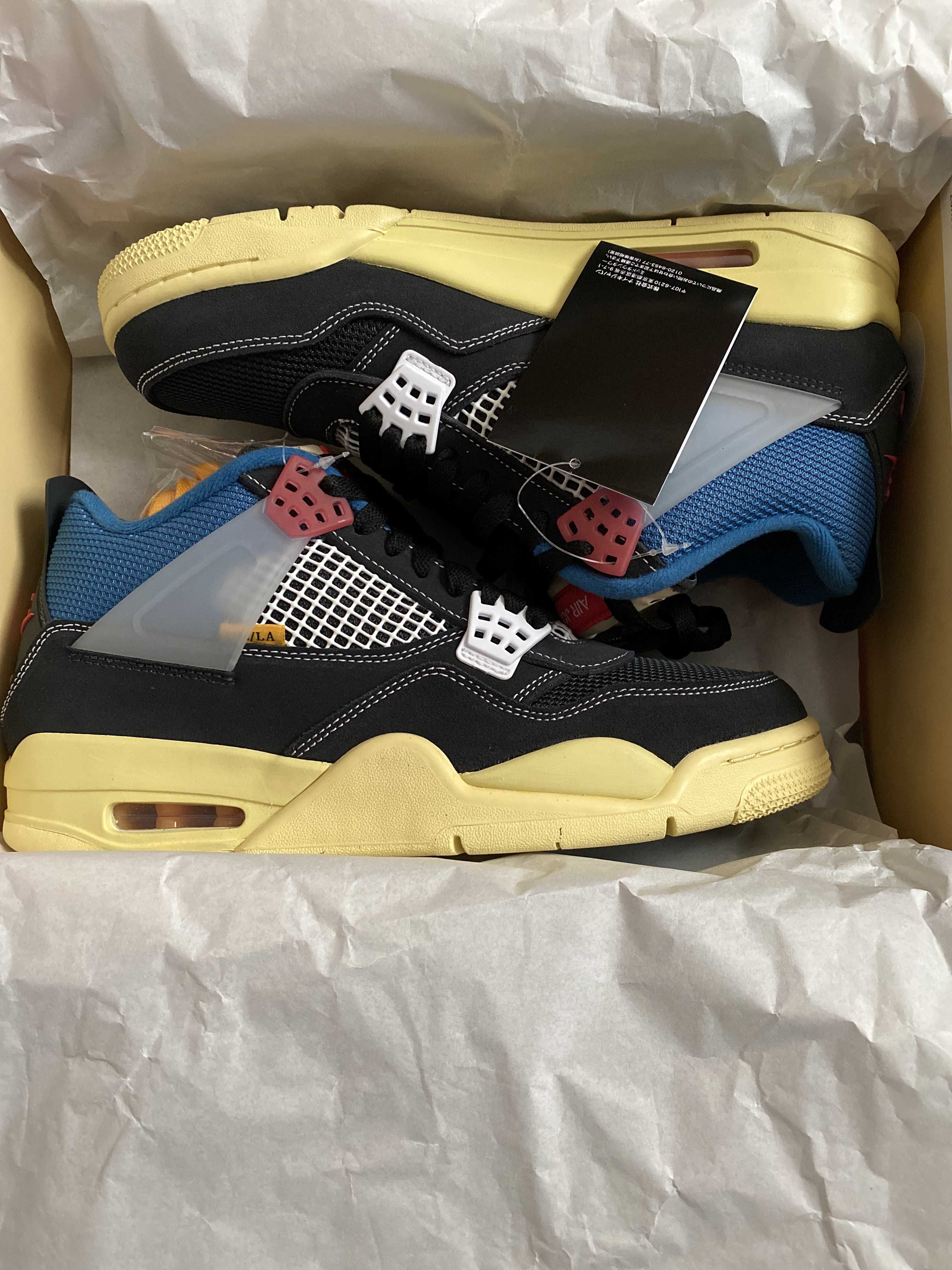 UNION × NIKE AIR JORDAN 4 "OFF NOIR"