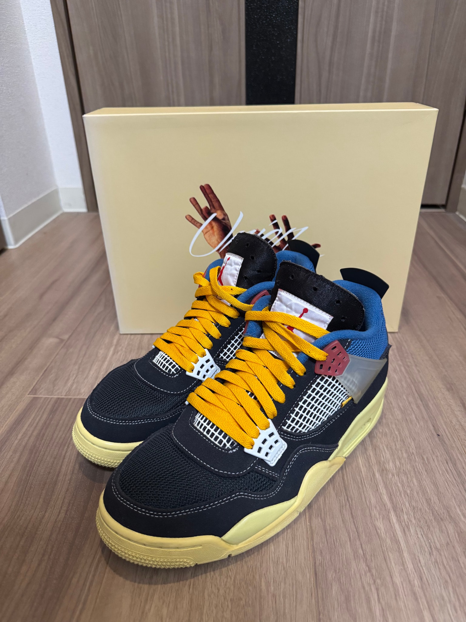 UNION × Nike Air Jordan 4 "Off Noir"