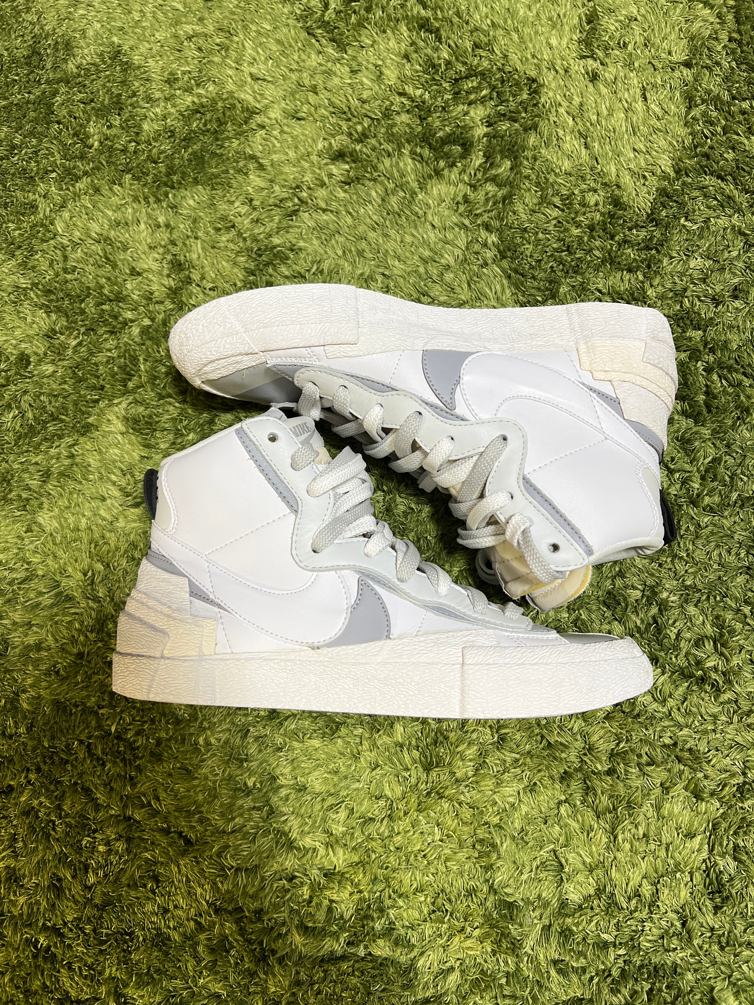 sacai × NIKE BLAZER MID "WHITE/WOLF GREY"