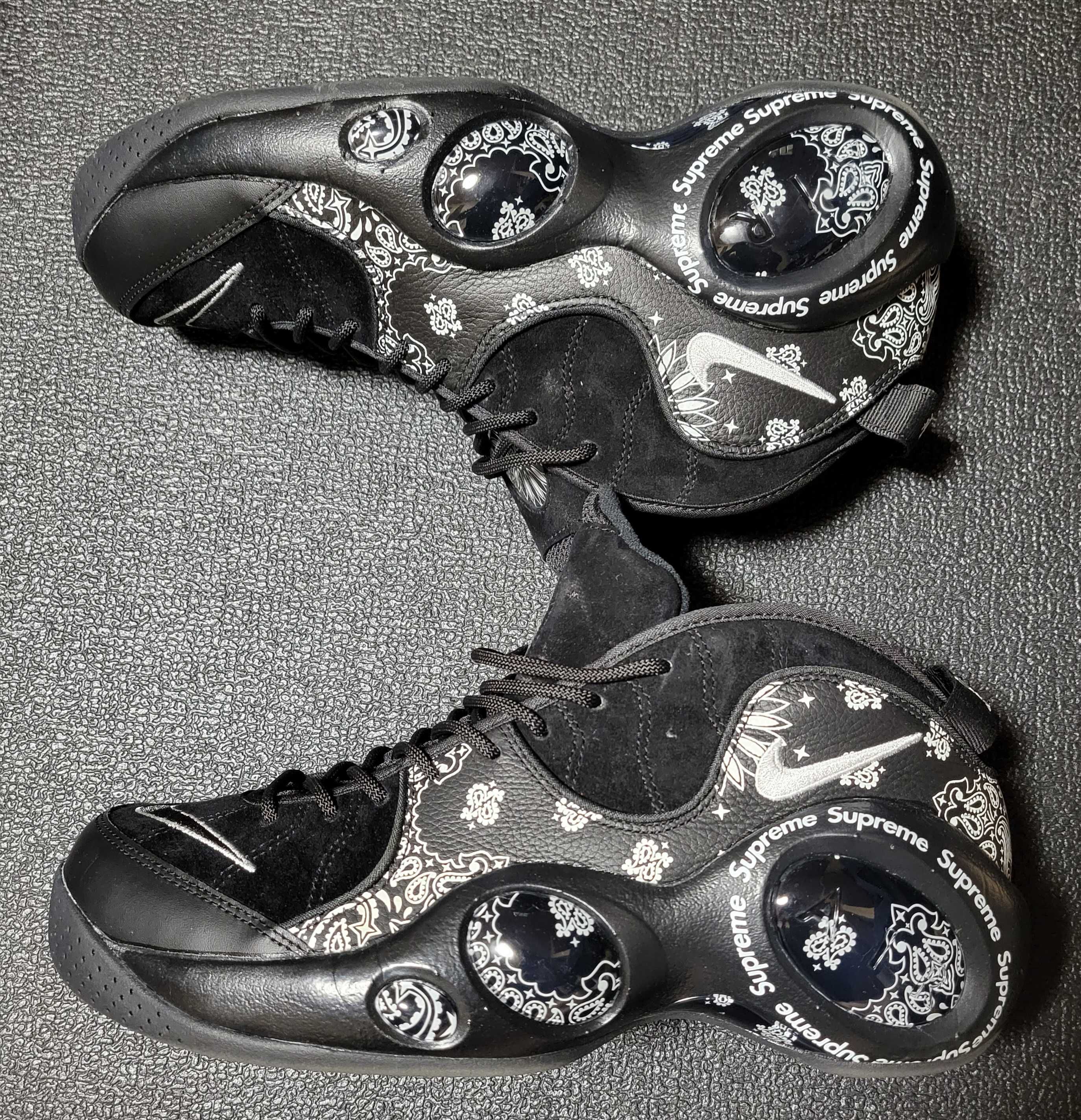 Supreme × Nike Air Zoom Flight 95 SP "Black/White"
