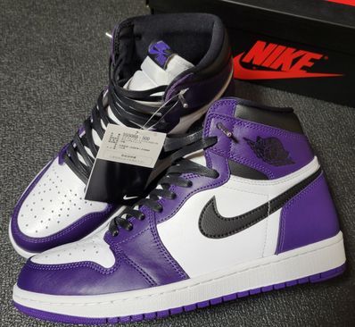 Nike Air Jordan 1 Retro High OG "Court Purple White/Black" (2020)