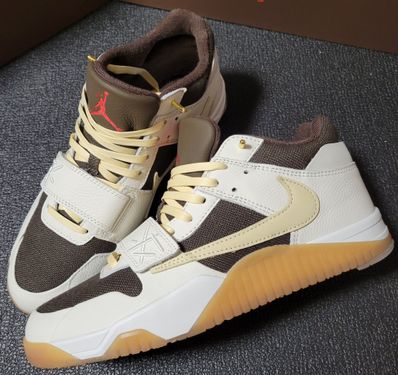 Travis Scott × Nike Jordan Jumpman Jack TR "Sail and Dark Mocha"