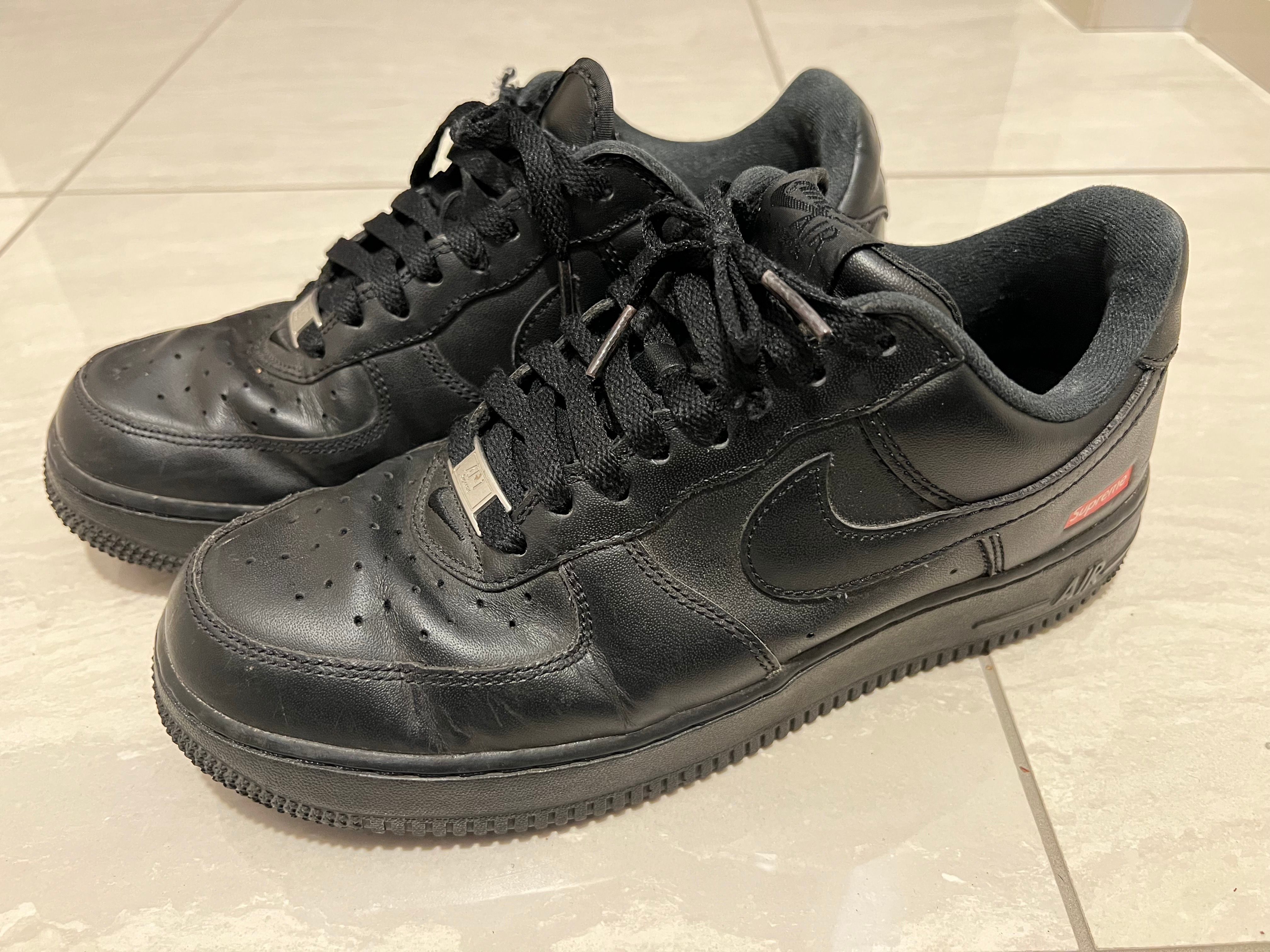 Supreme × Nike Air Force 1 Low "Black"