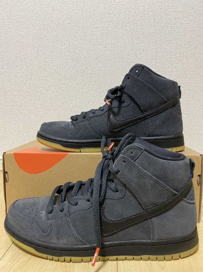 Nike SB Dunk High Orange Label "Dark Grey"
