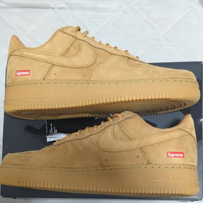 Supreme × Nike Air Force 1 Low "Flax/Wheat"