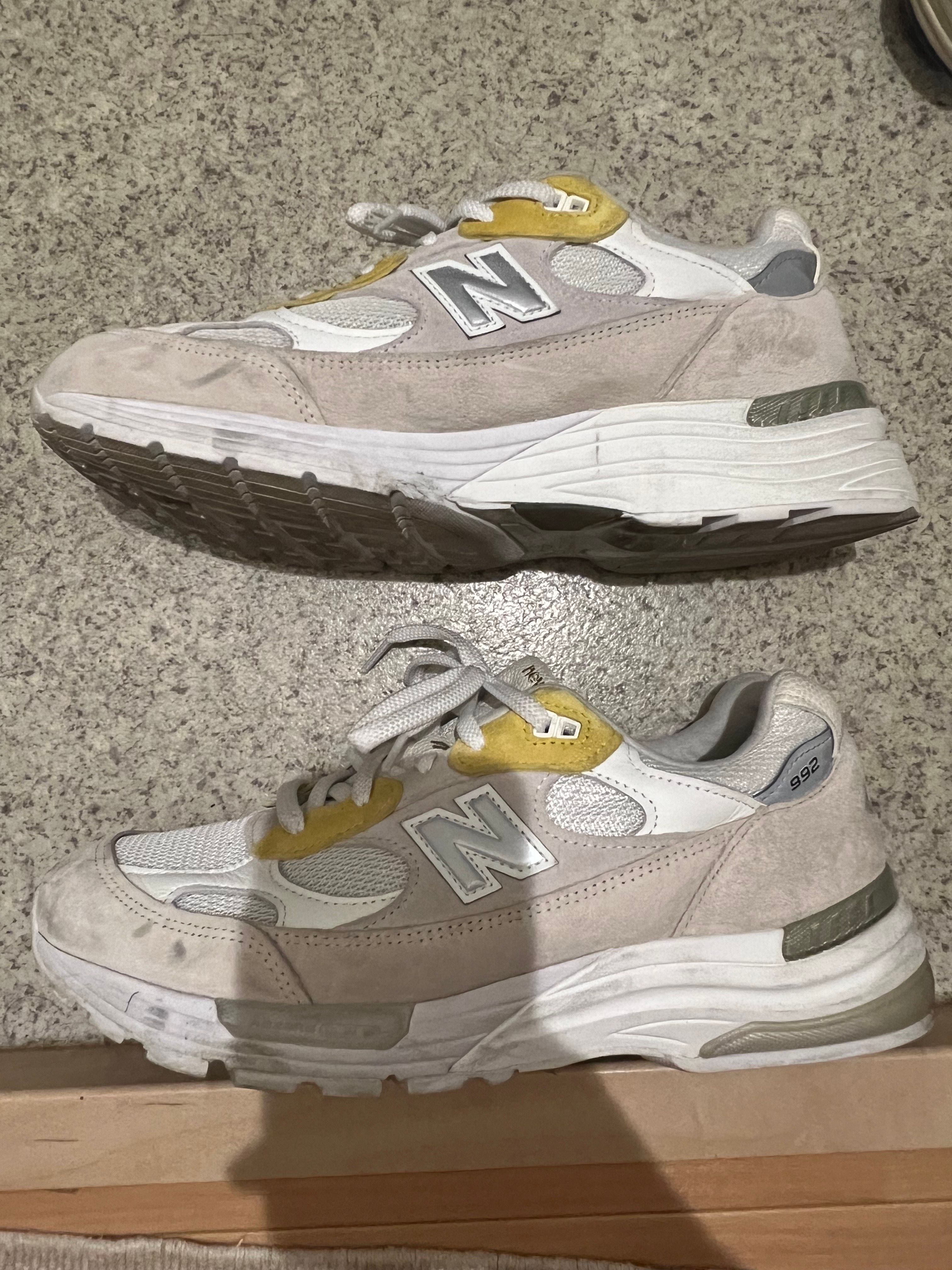 Paperboy × New Balance 992 "Fried Egg"