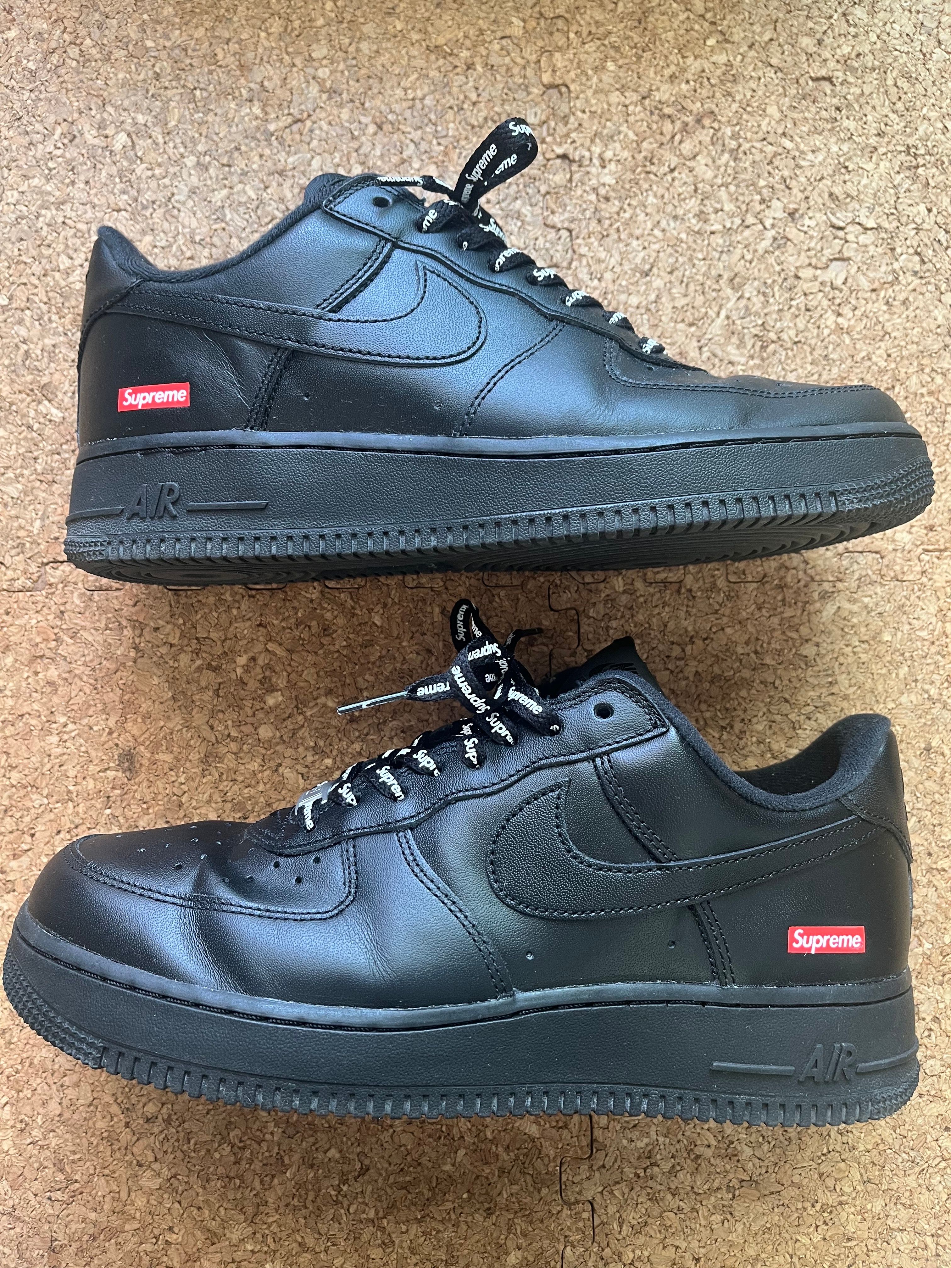 Supreme × Nike Air Force 1 Low "Black"