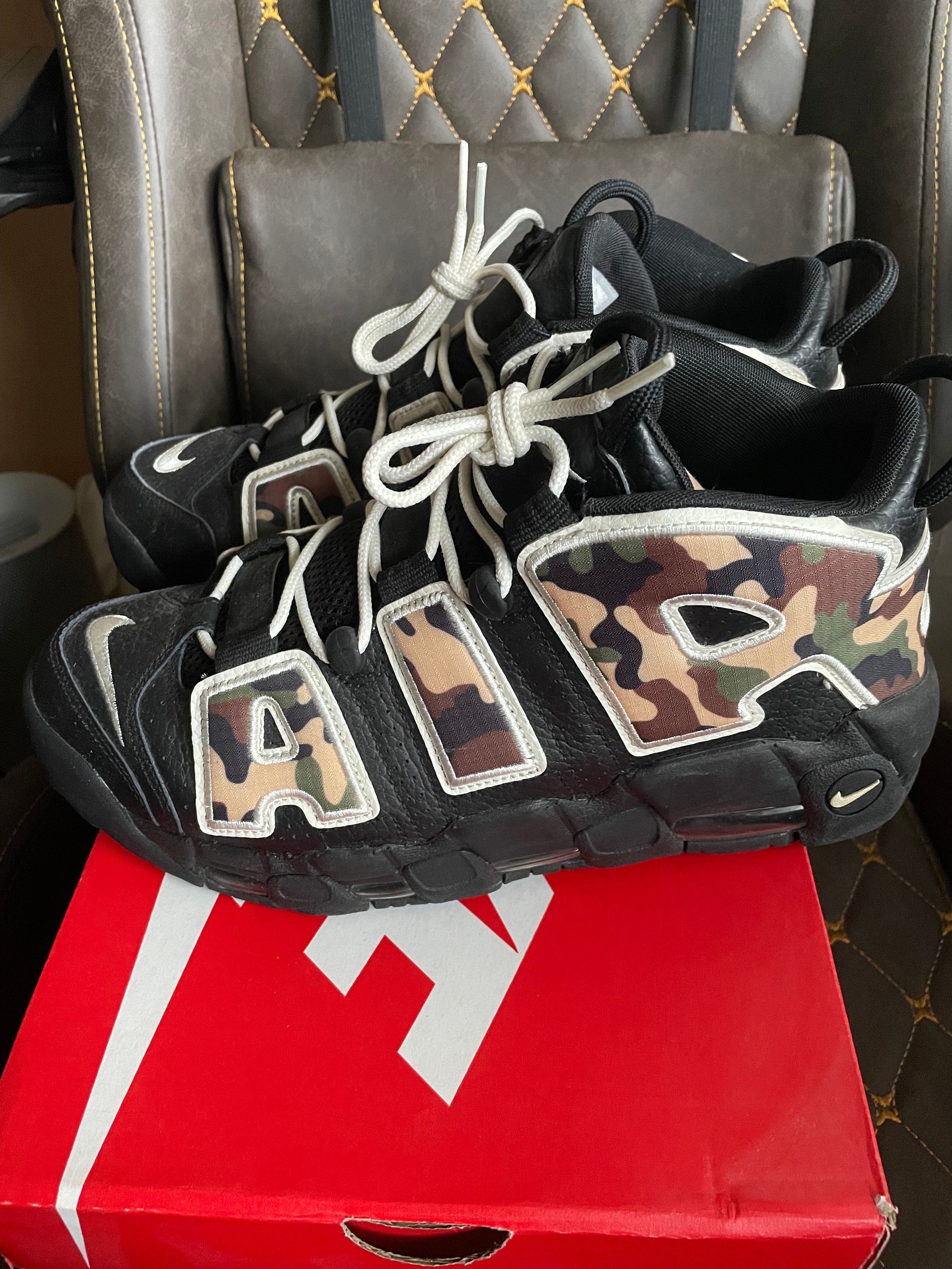 NIKE AIR MORE UPTEMPO "BLACK CAMO"