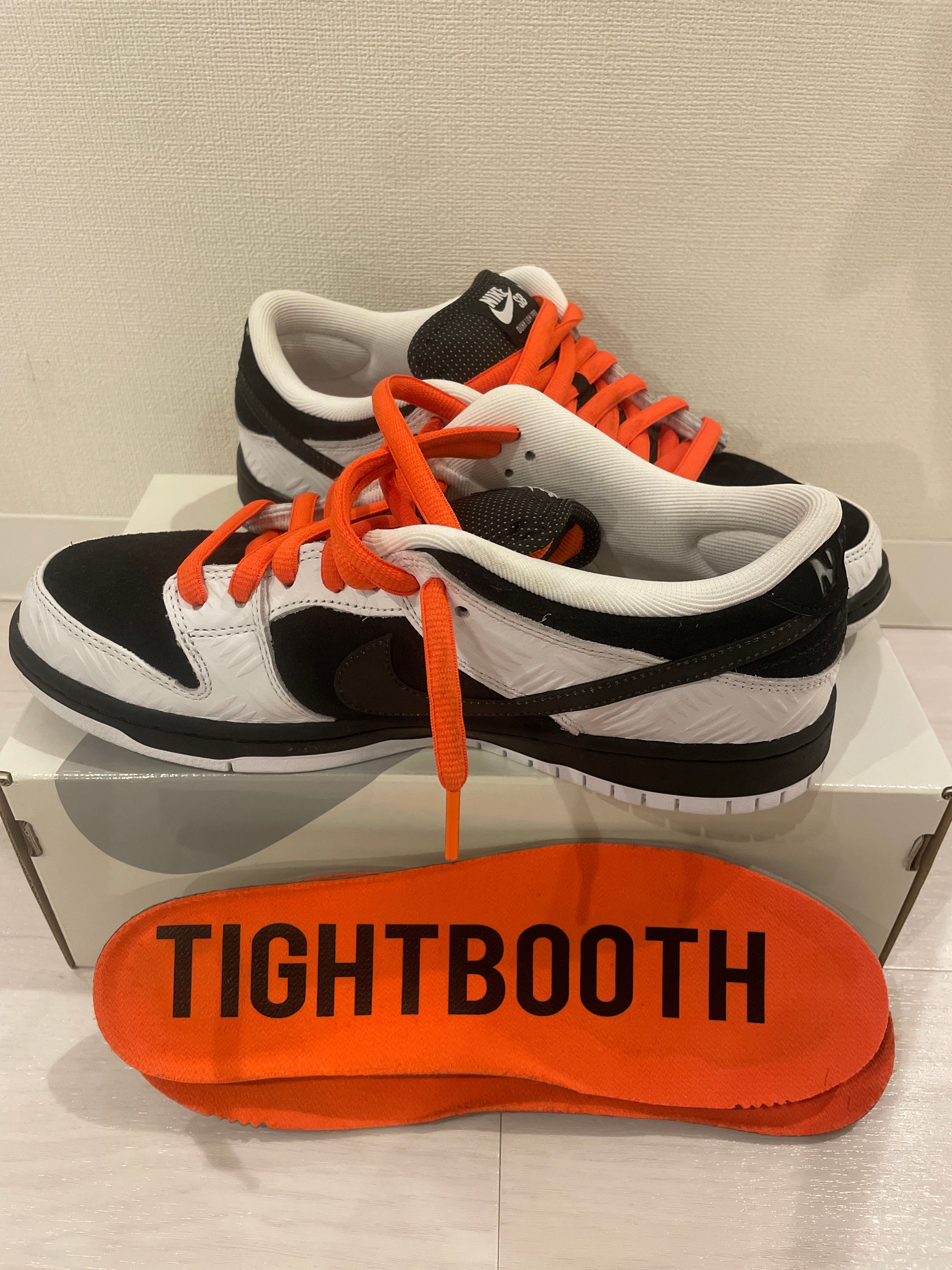 TIGHTBOOTH × Nike SB Dunk Low Pro QS "Black and White"