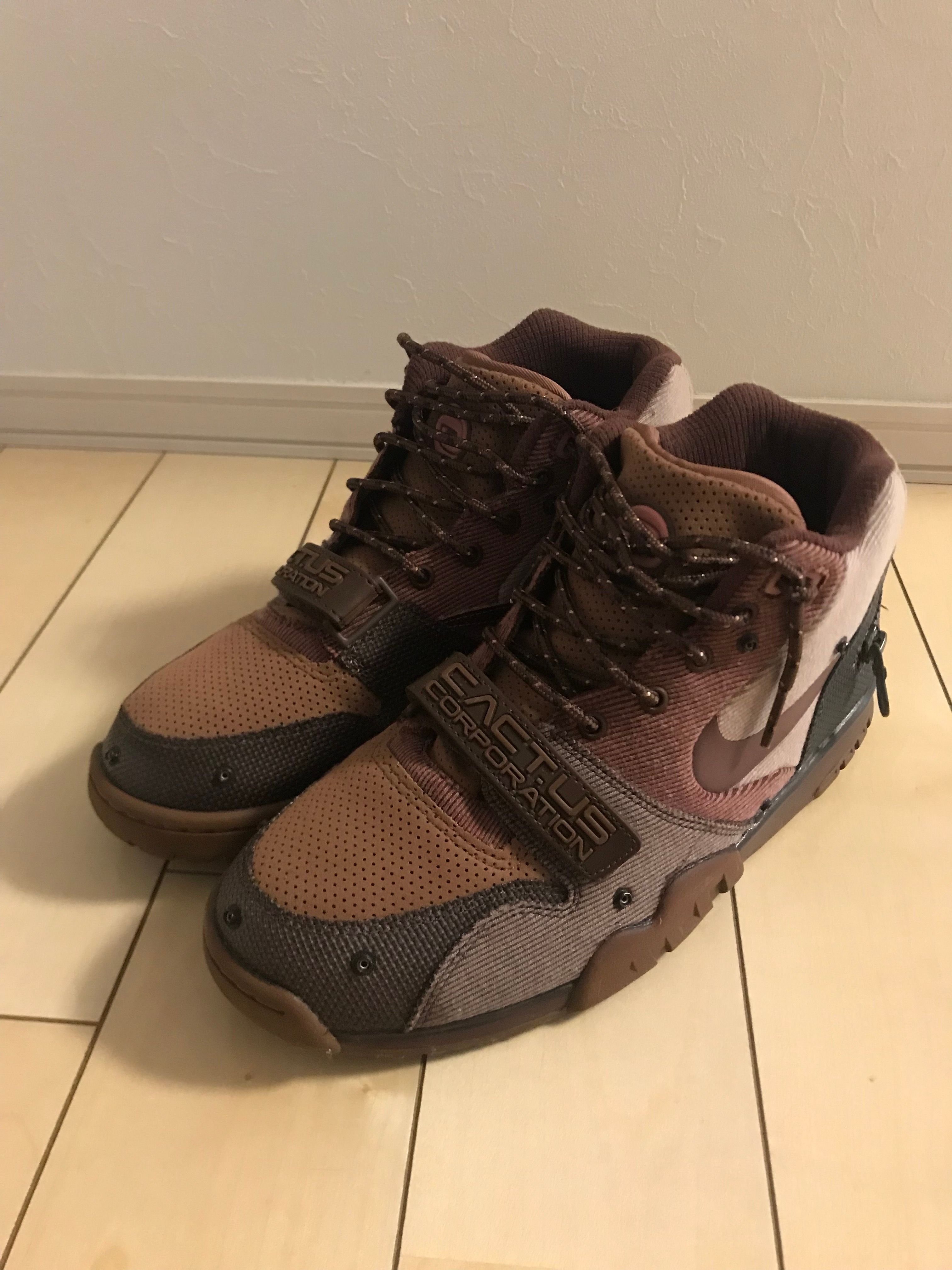 Travis Scott x Nike Air Trainer 1 SP "Archaeo Brown and Rust Pink"